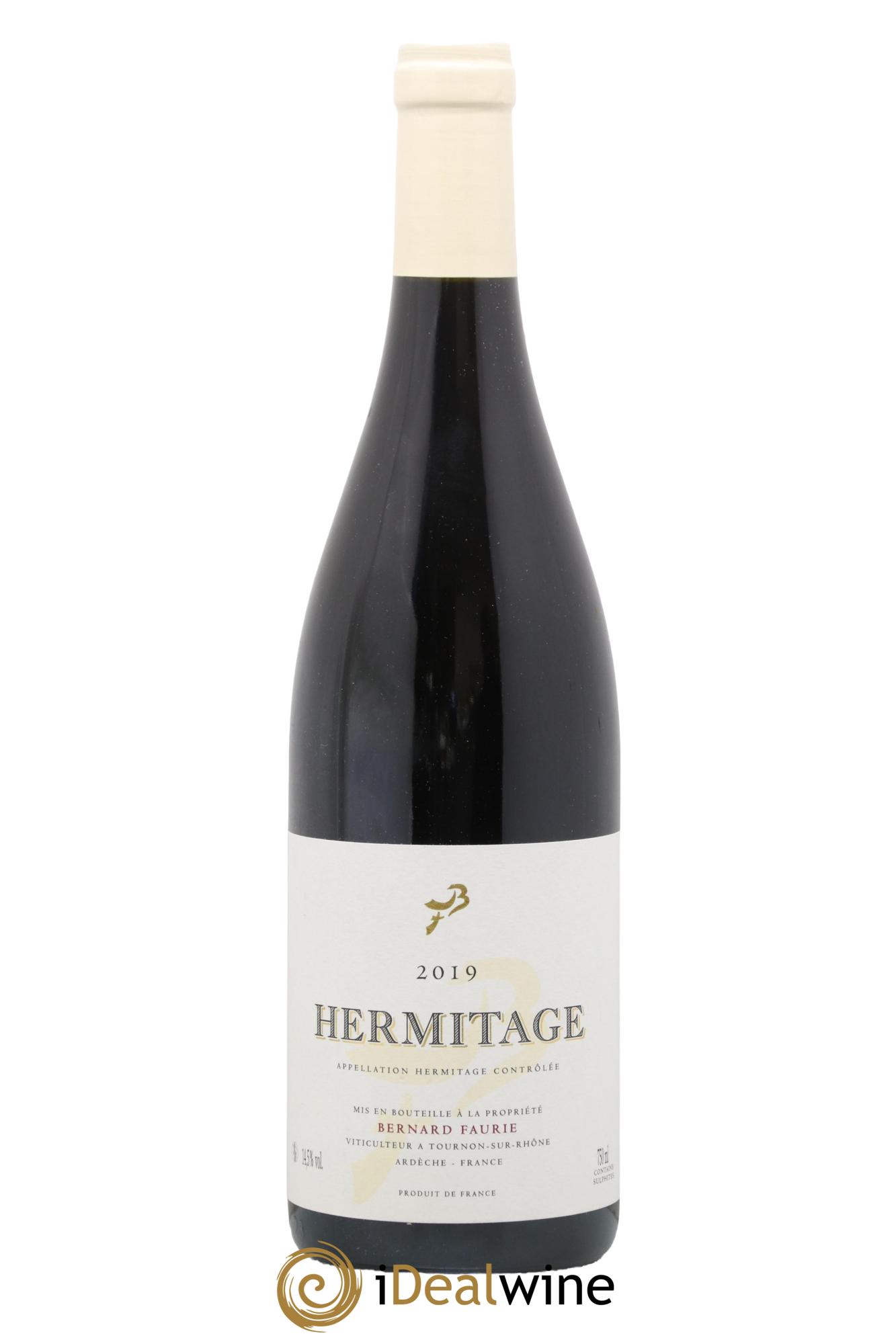 Hermitage Greffieux Bessards (capsule blanche) Bernard Faurie 2019 - Lot de 1 bouteille - 0