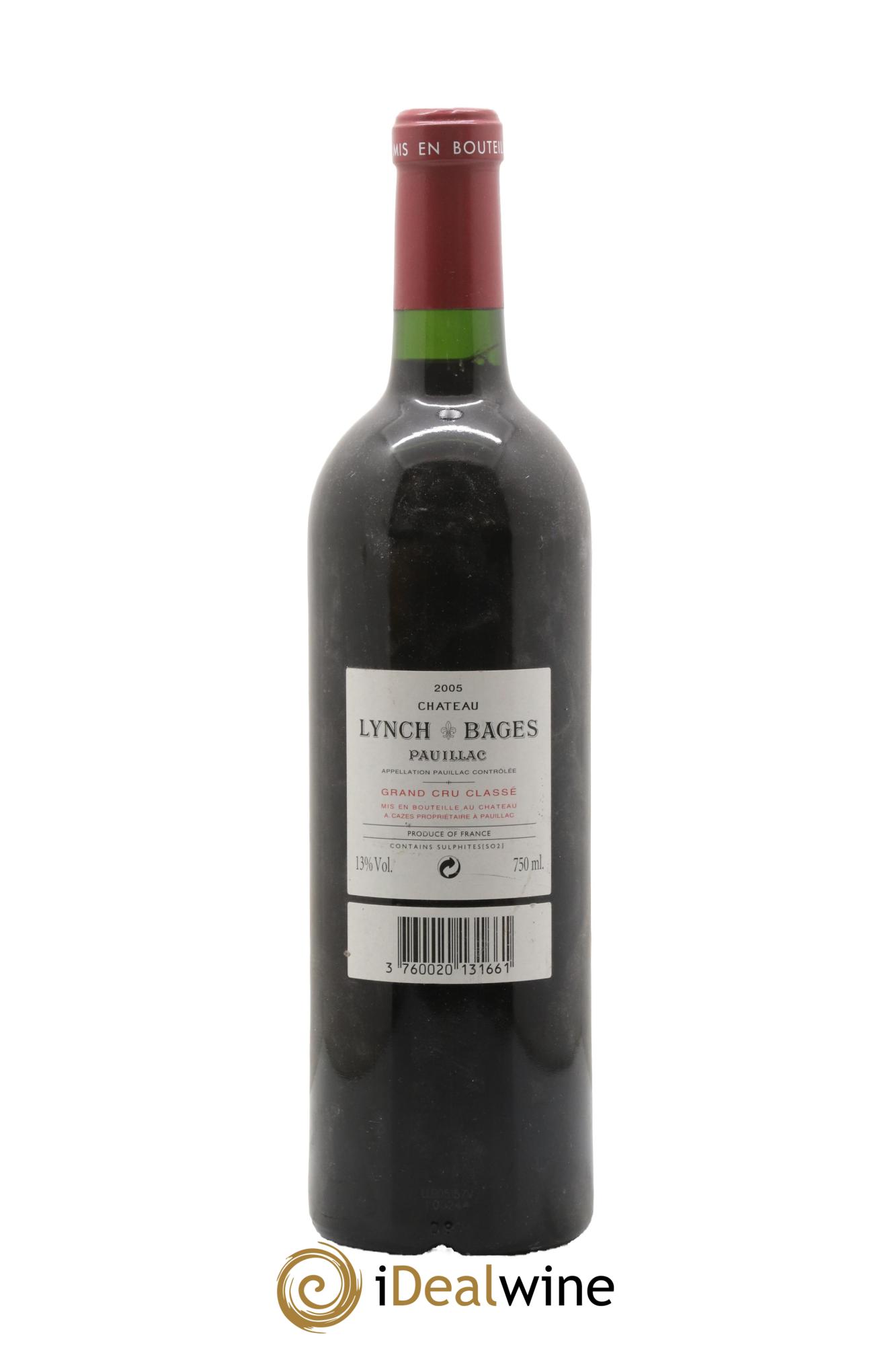 Château Lynch Bages 5ème Grand Cru Classé 2005 - Lotto di 1 bottiglia - 1