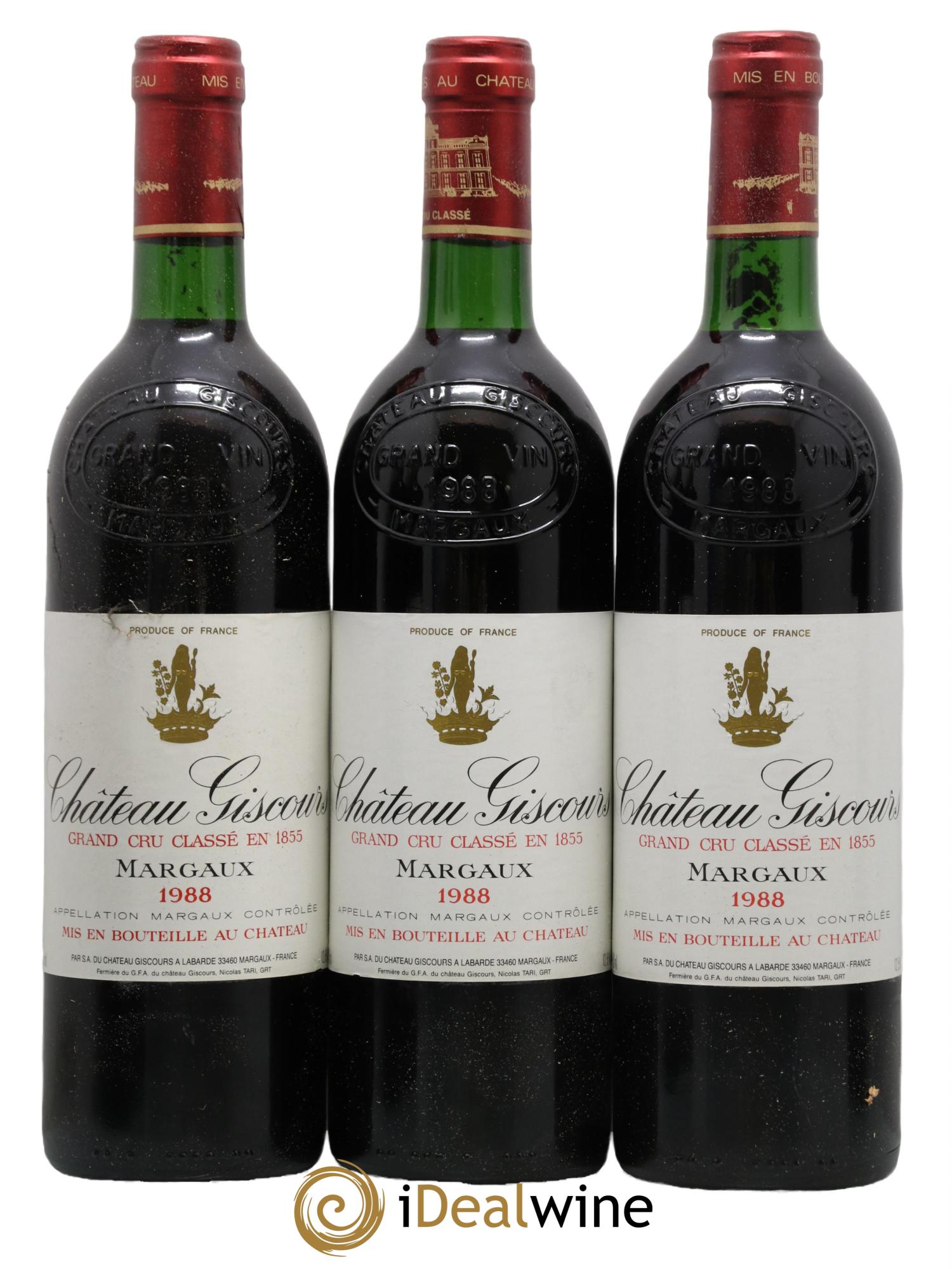 Château Giscours 3ème Grand Cru Classé 1988 - Lot de 12 bouteilles - 3