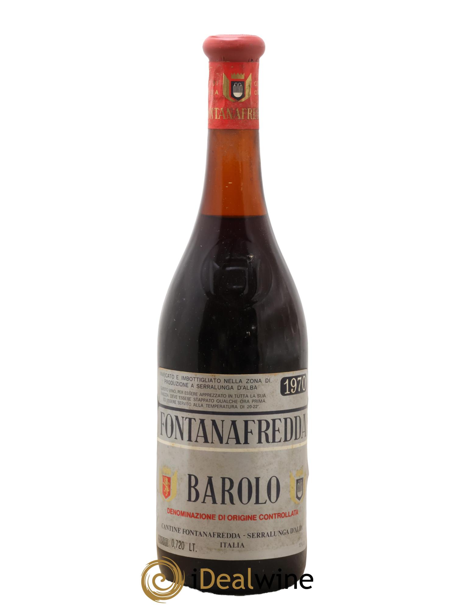 Barolo DOCG Fontanafredda 1970 - Lot of 1 bottle - 0