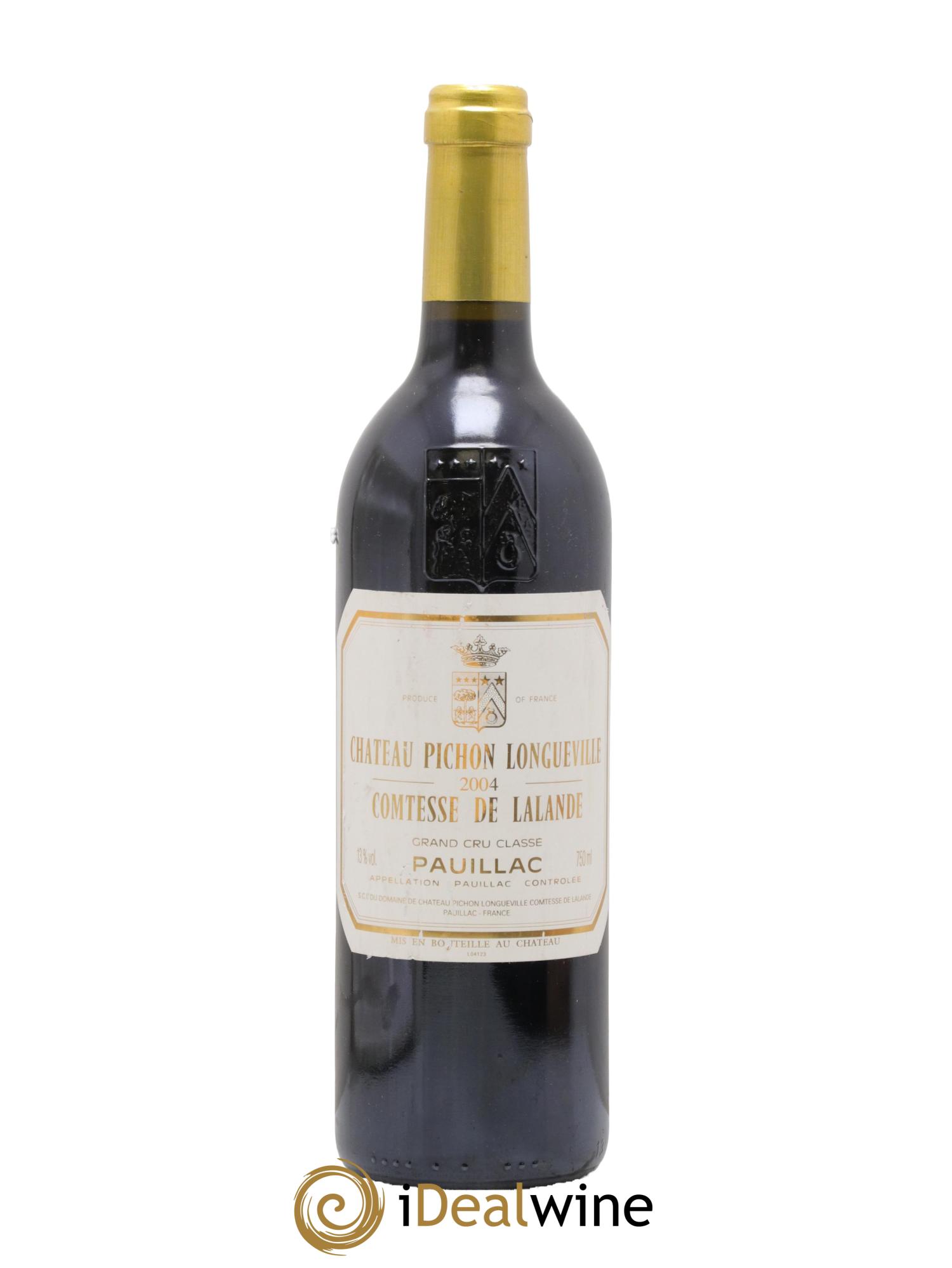 Château Pichon Longueville Comtesse de Lalande 2ème Grand Cru Classé 2004 - Lot de 1 bouteille - 0