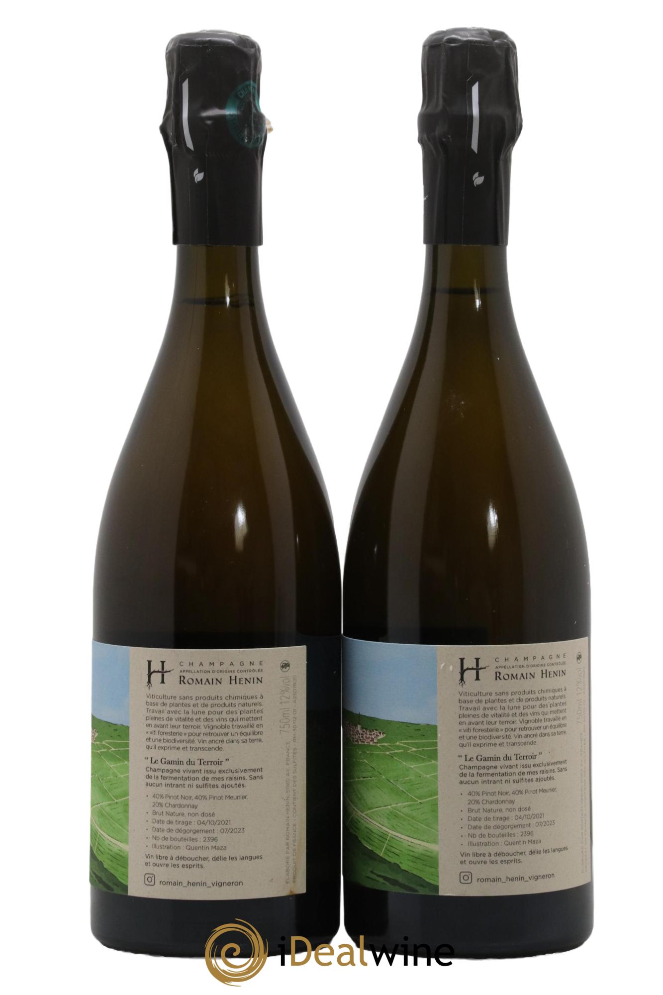 Gamin du Terroir Romain Henin - Lot de 2 bouteilles - 1