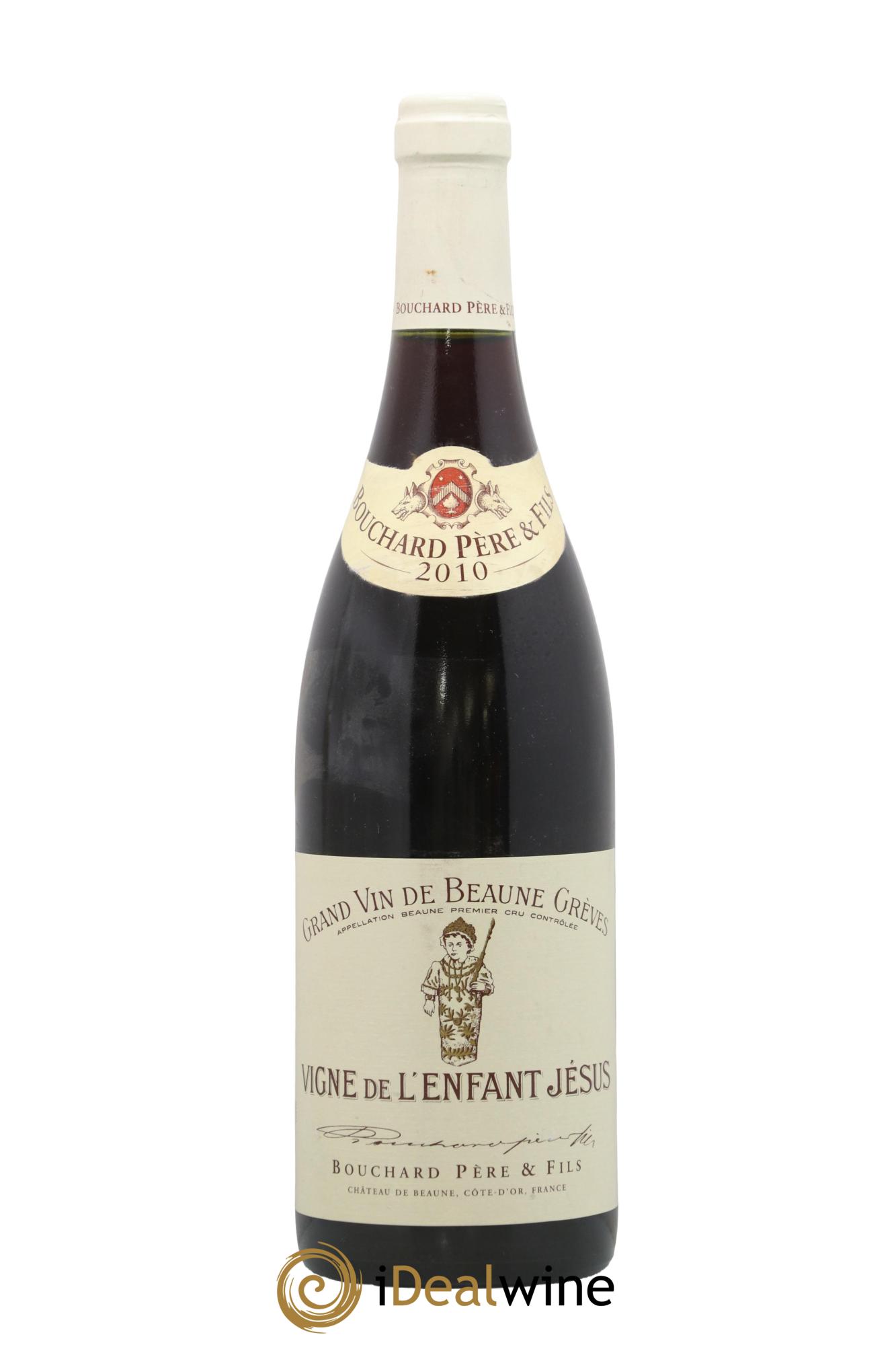 Beaune 1er Cru Grèves - Vigne de l'Enfant Jésus Bouchard Père & Fils 2010 - Lot de 1 bouteille - 0