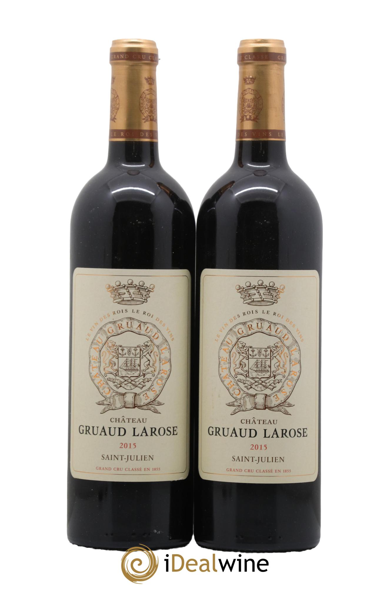 Château Gruaud Larose 2ème Grand Cru Classé 2015 - Lotto di 2 bottiglie - 0