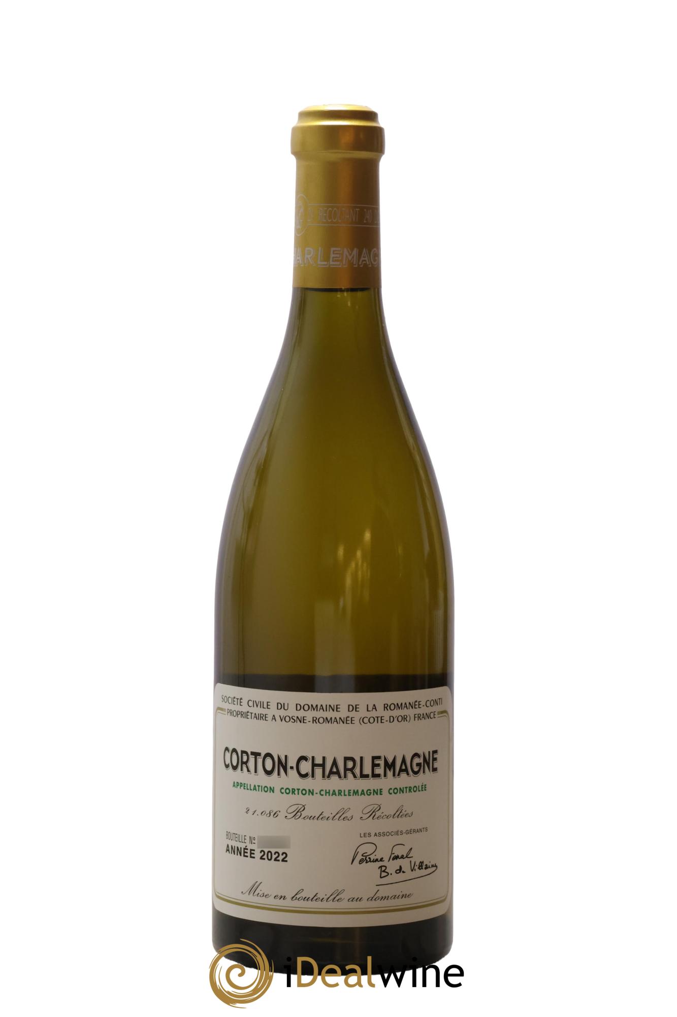Corton-Charlemagne Grand Cru Domaine de la Romanée-Conti 2022 - Posten von 1 Flasche - 0