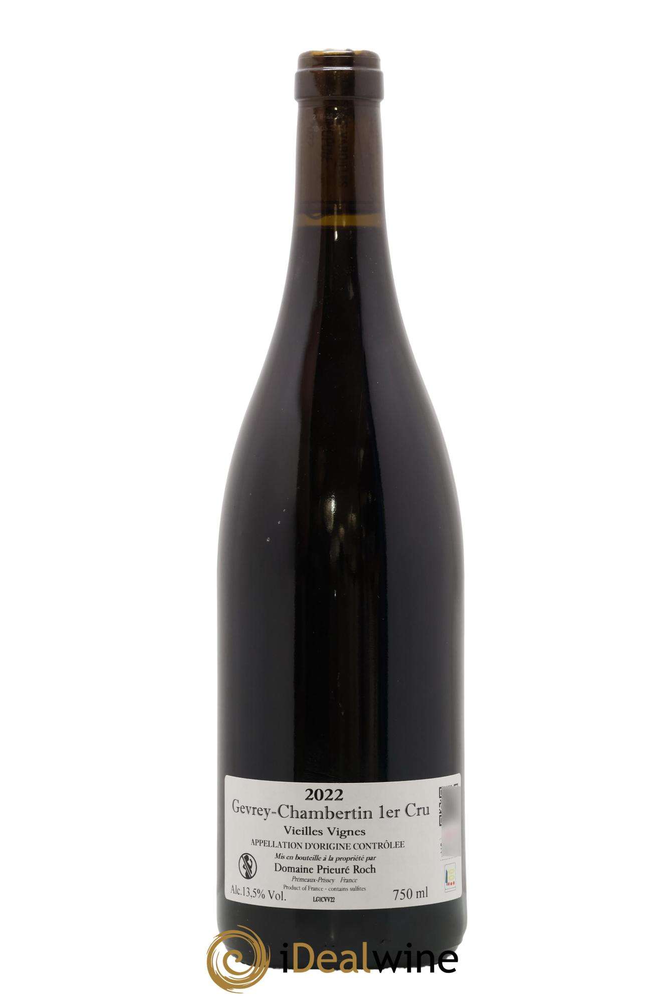 Gevrey-Chambertin 1er Cru Vieilles Vignes Prieuré Roch 2022 - Lot de 1 bouteille - 1