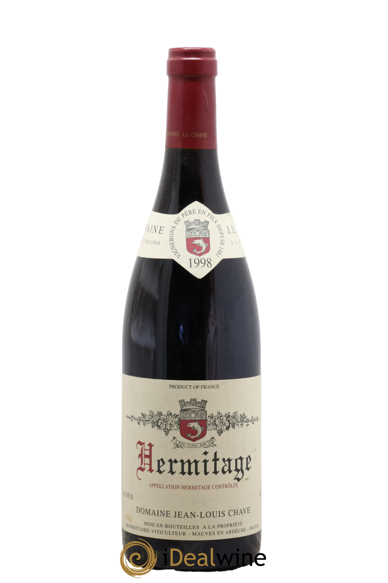 Hermitage Jean-Louis Chave 1998 - Lot de 1 bouteille - 0