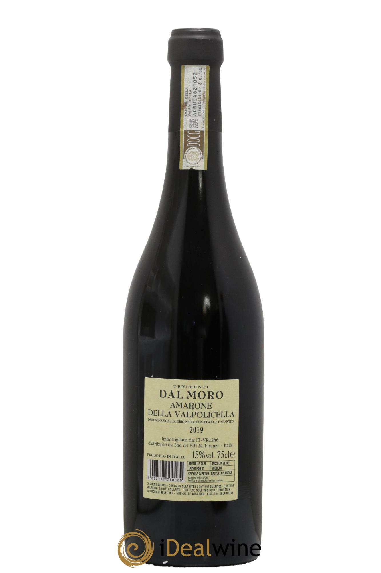 Amarone della Valpolicella DOC Tenuta Dal Moro 2019 - Lotto di 1 bottiglia - 1