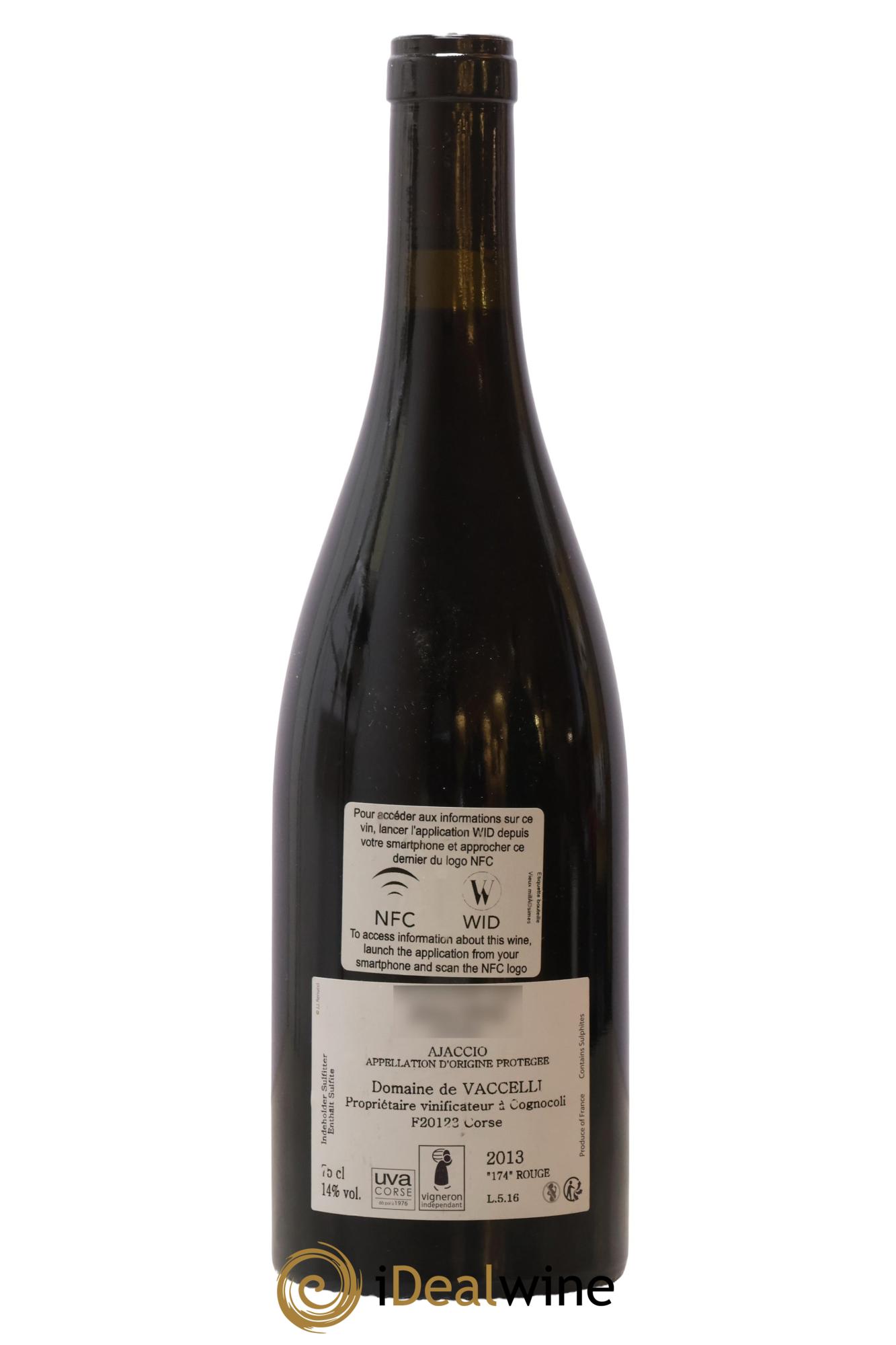 Ajaccio Granit 174 Vaccelli 2013 - Lot de 1 bouteille - 1