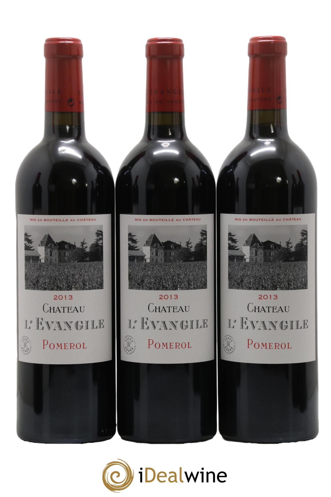 Château l' Évangile 2013 - Lot de 6 bouteilles - 1