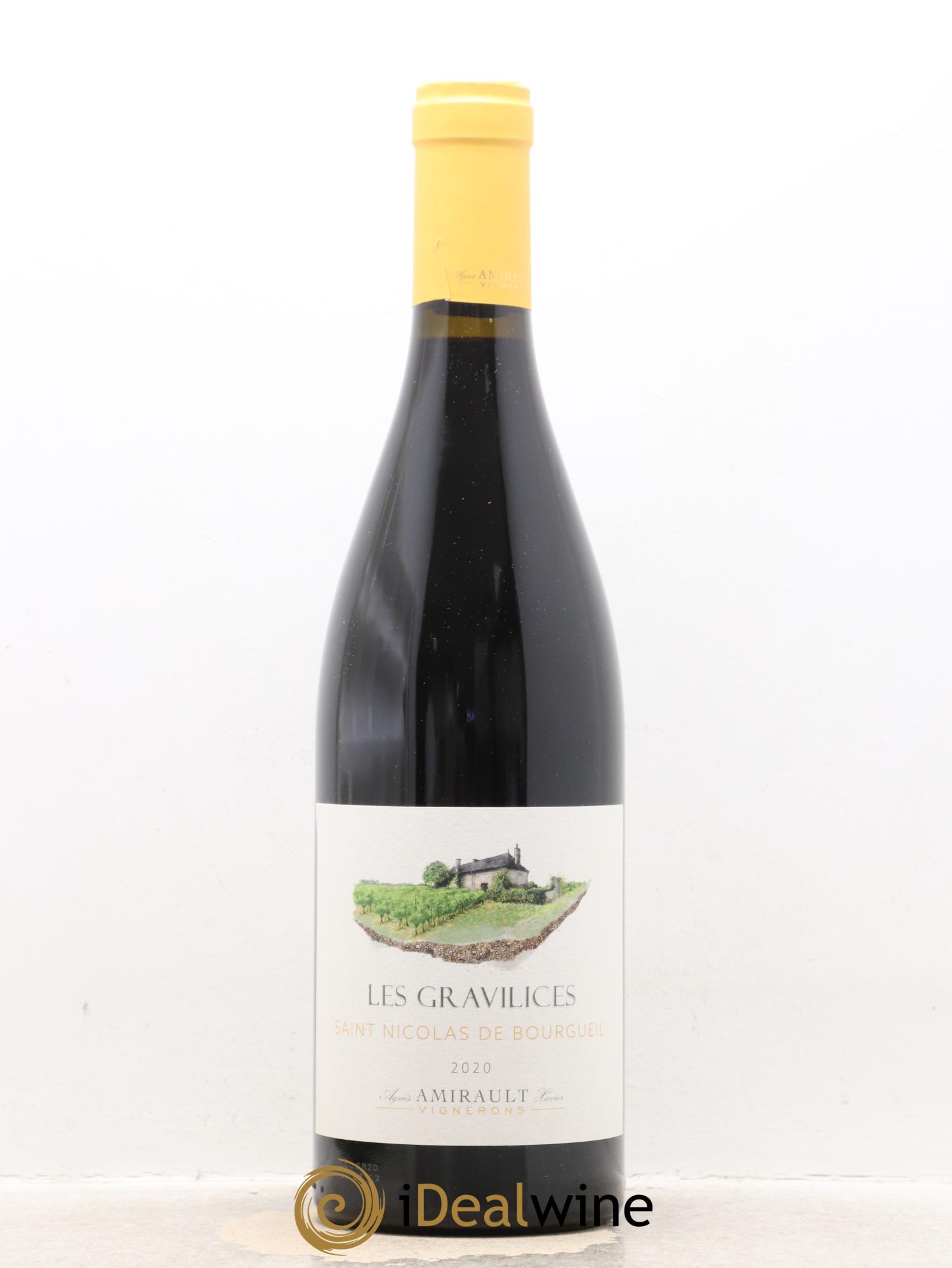 Saint-Nicolas de Bourgueil Les Gravilices Agnès et Xavier Amirault 2020 - Lot de 1 bouteille - 0