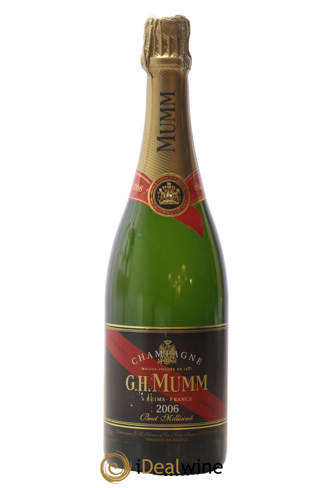 Cordon Rouge Mumm 2006 - Lot de 1 bouteille - 0