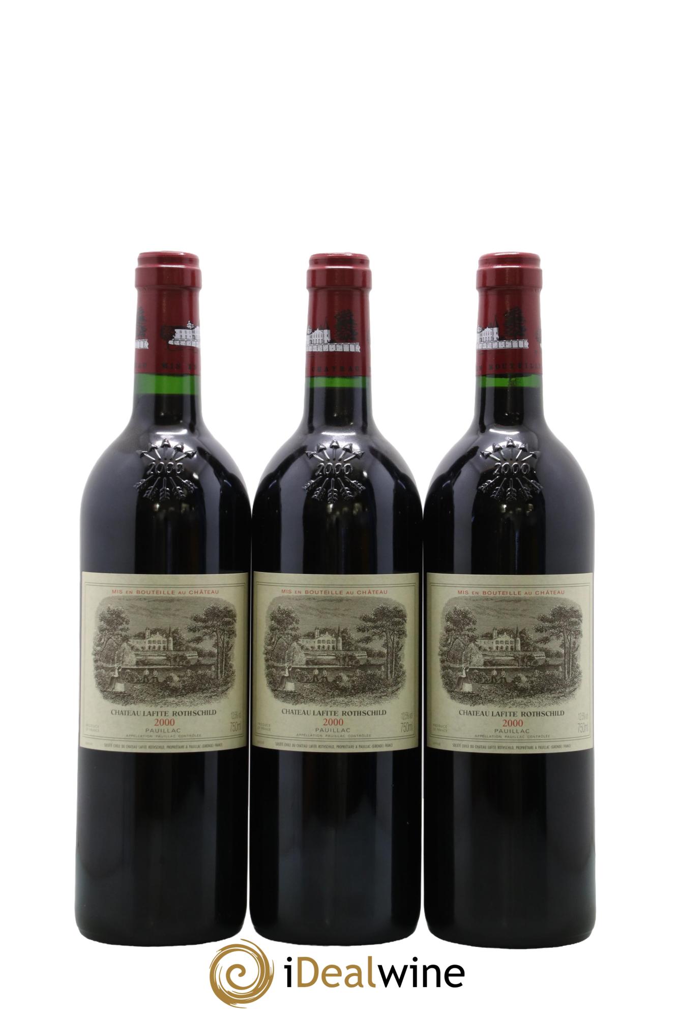 Château Lafite Rothschild 1er Grand Cru Classé 2000 - Lot de 12 bouteilles - 2