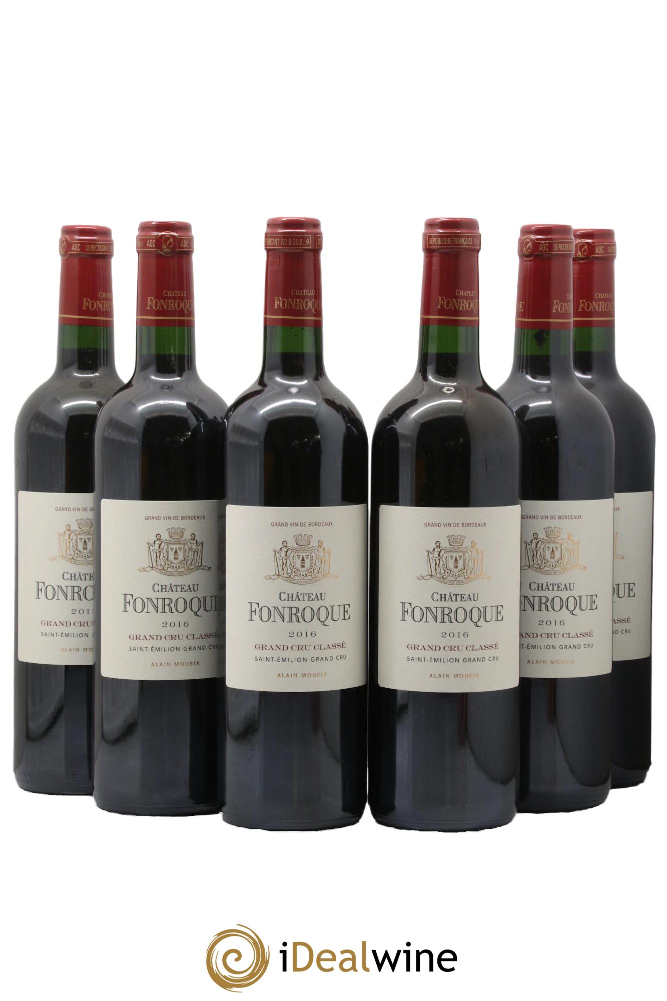 Château Fonroque Grand Cru Classé 2016 - Lotto di 6 bottiglie - 0
