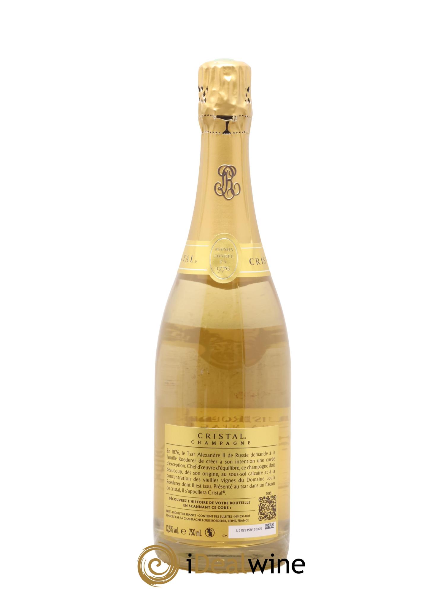 Cristal Louis Roederer 2015 - Posten von 1 Flasche - 1