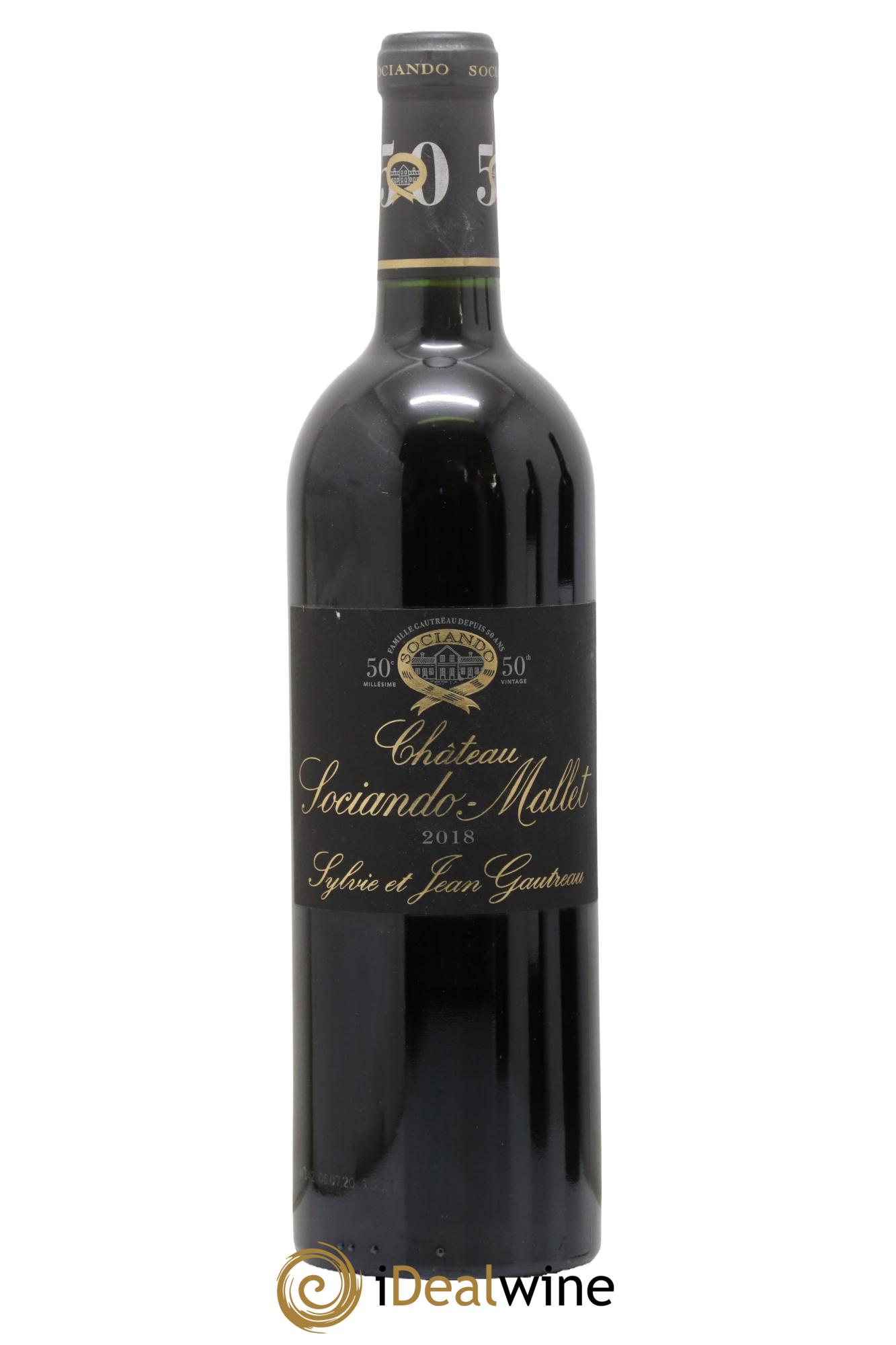 Château Sociando Mallet 2018 - Lotto di 1 bottiglia - 0