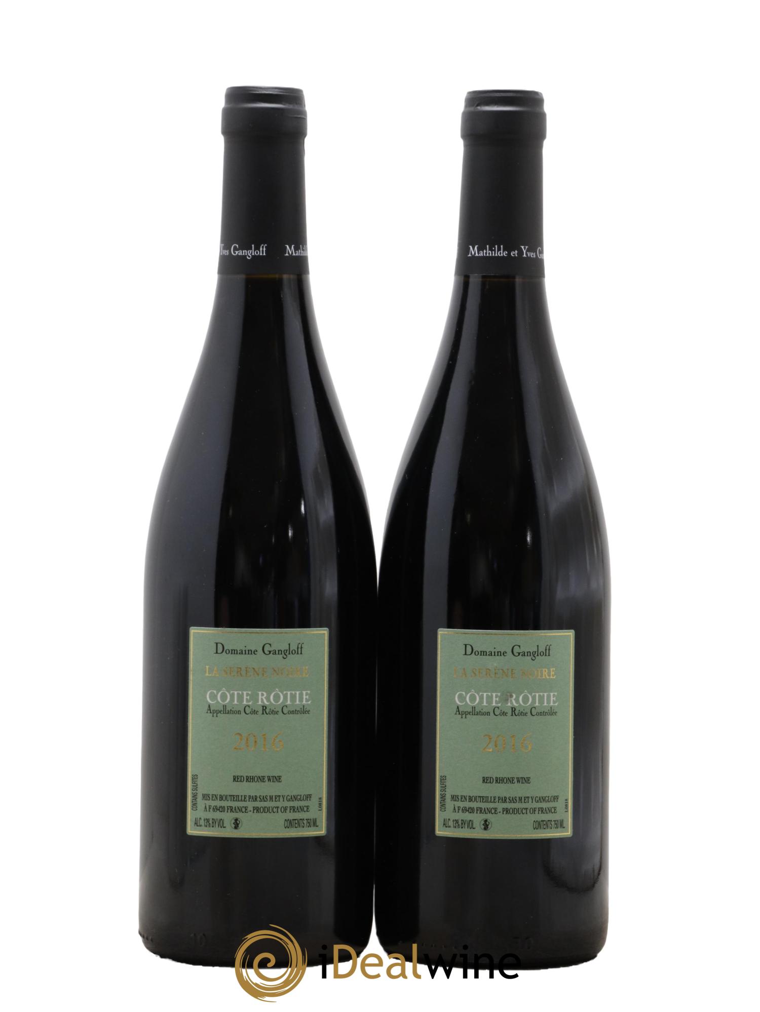 Côte-Rôtie La Sereine Noire Gangloff (Domaine) 2016 - Lotto di 2 bottiglie - 1