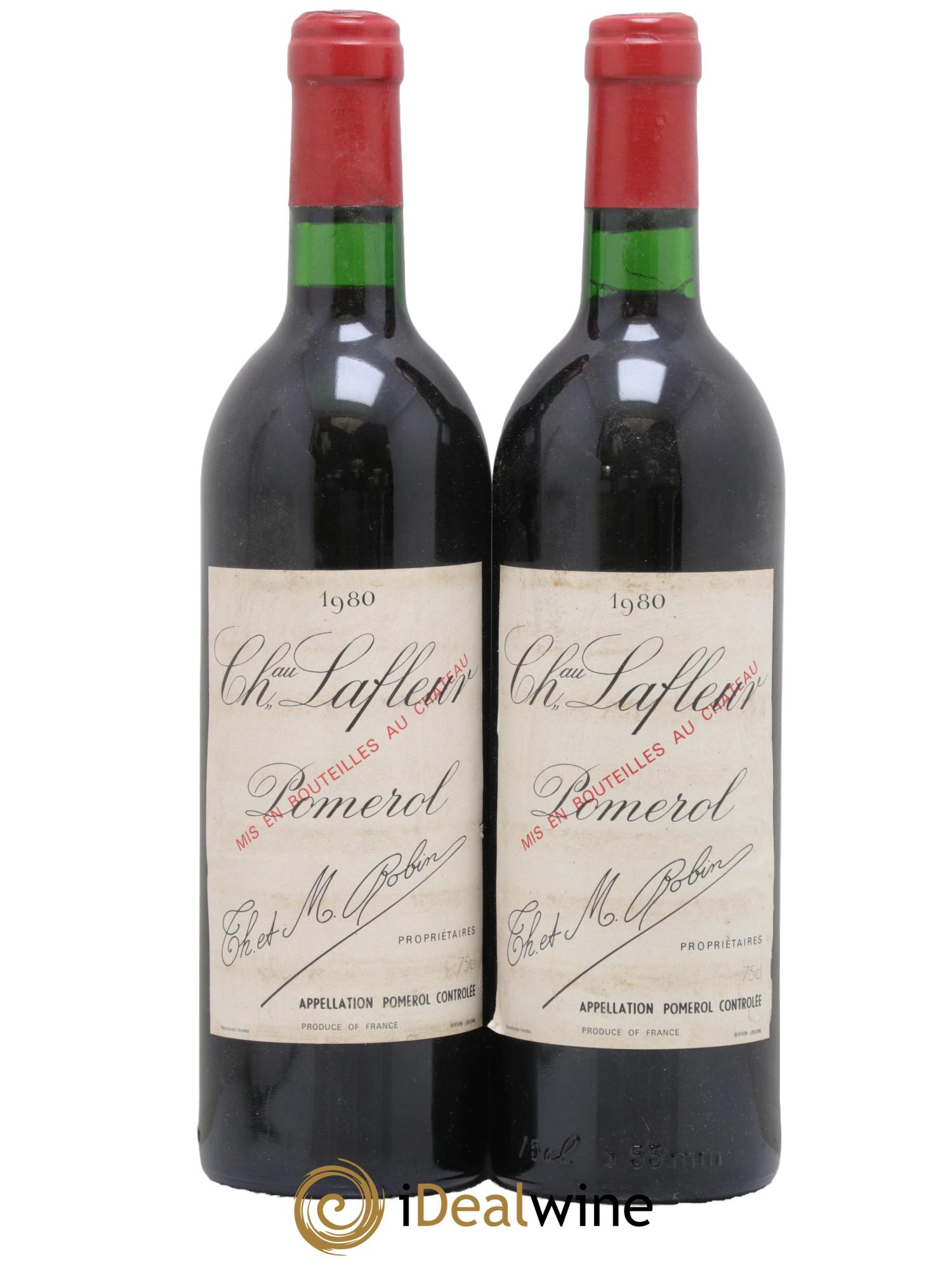 Château Lafleur 1980 - Lot de 2 bouteilles - 0
