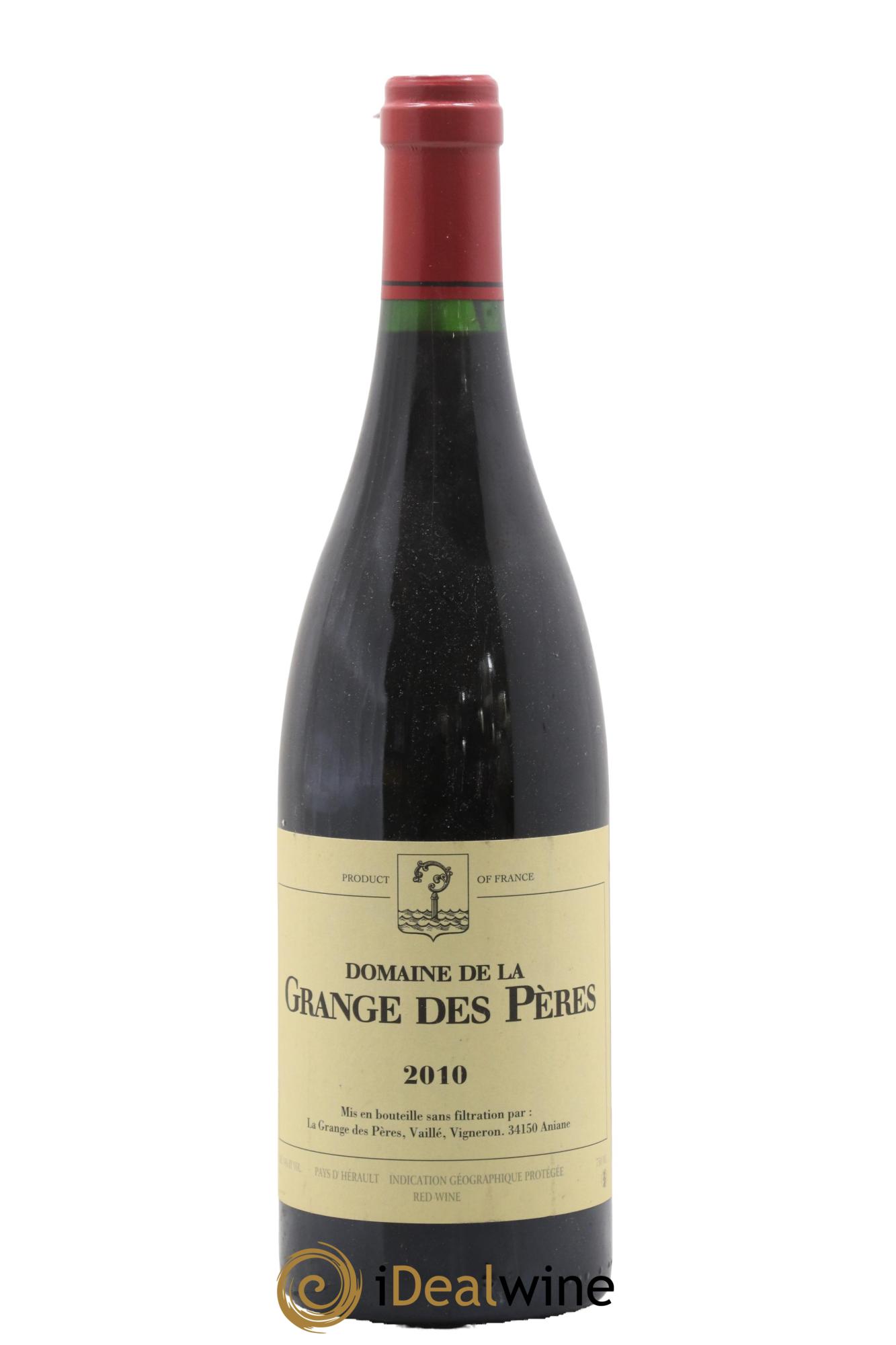 Pays d'Hérault Grange des Pères Laurent Vaillé 2010 - Lot de 1 bouteille - 0