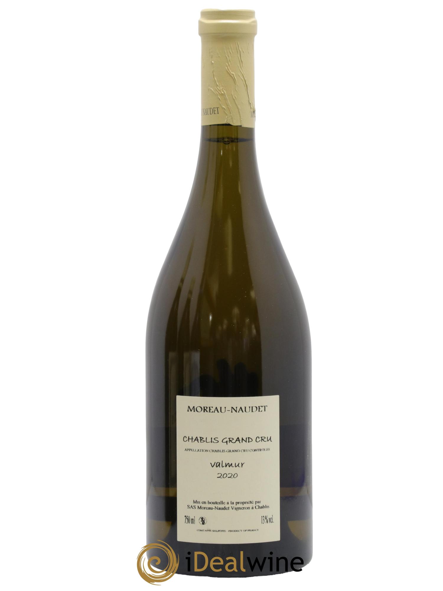 Chablis Grand Cru Valmur Moreau-Naudet 2020 - Lot de 1 bouteille - 1