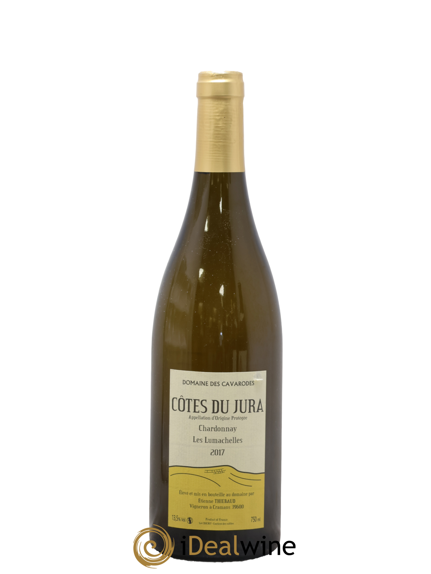 Côtes du Jura Chardonnay Les Lumachelles Cavarodes (Domaine des) - Etienne Thiébaud 2017 - Posten von 1 Flasche - 0