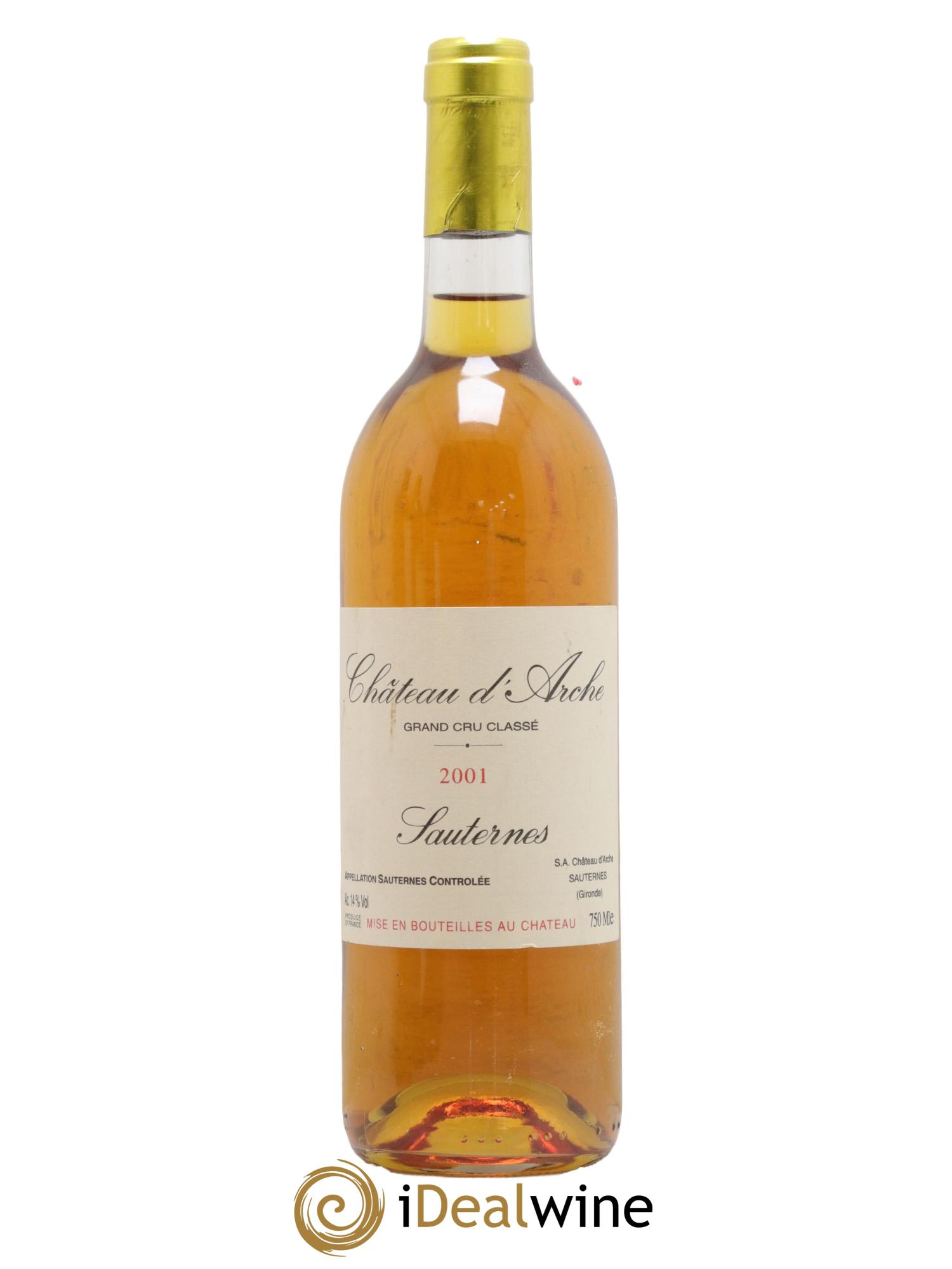 Château d' Arche 2ème Grand Cru Classé 2001 - Lotto di 1 bottiglia - 0