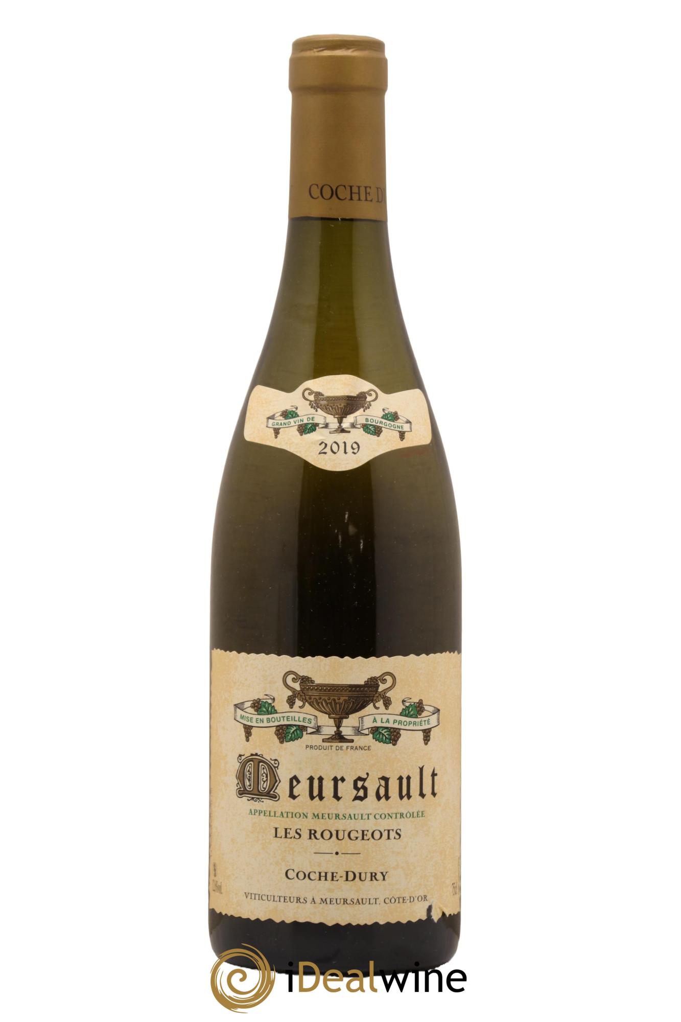 Meursault Les Rougeots Coche Dury (Domaine) 2019 - Lot de 1 bouteille - 0
