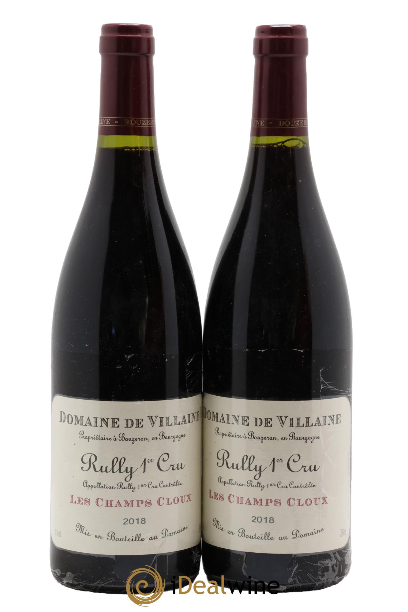Rully 1er Cru Les Champs Cloux Domaine de Villaine 2018 - Posten von 2 Flaschen - 0
