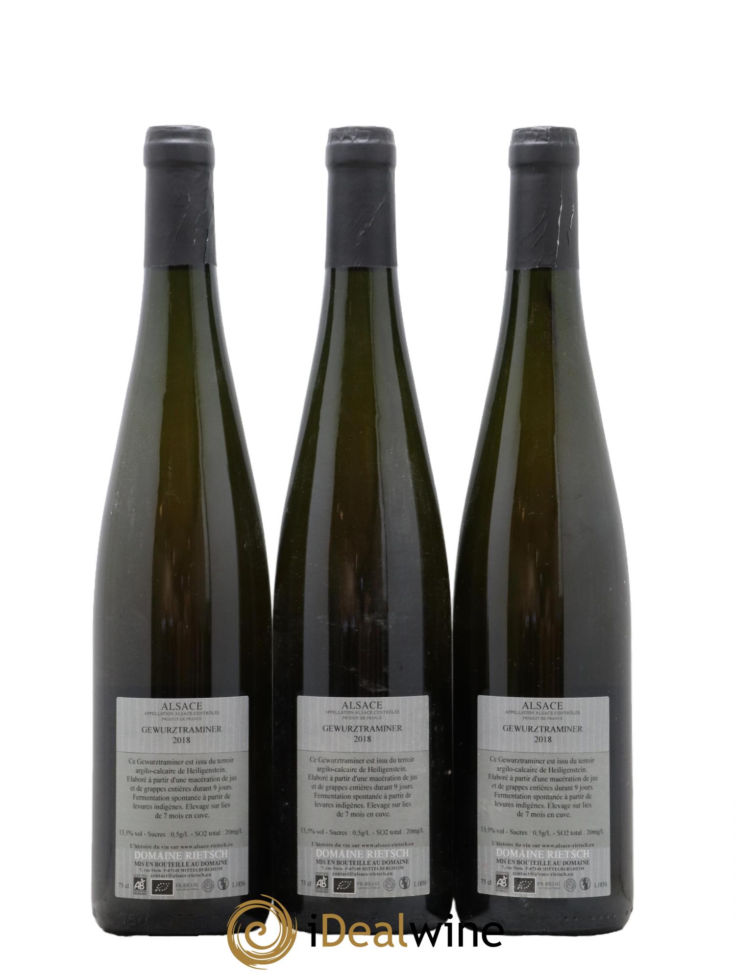 Gewurztraminer Demoiselle Rietsch 2018 - Posten von 3 Flaschen - 1