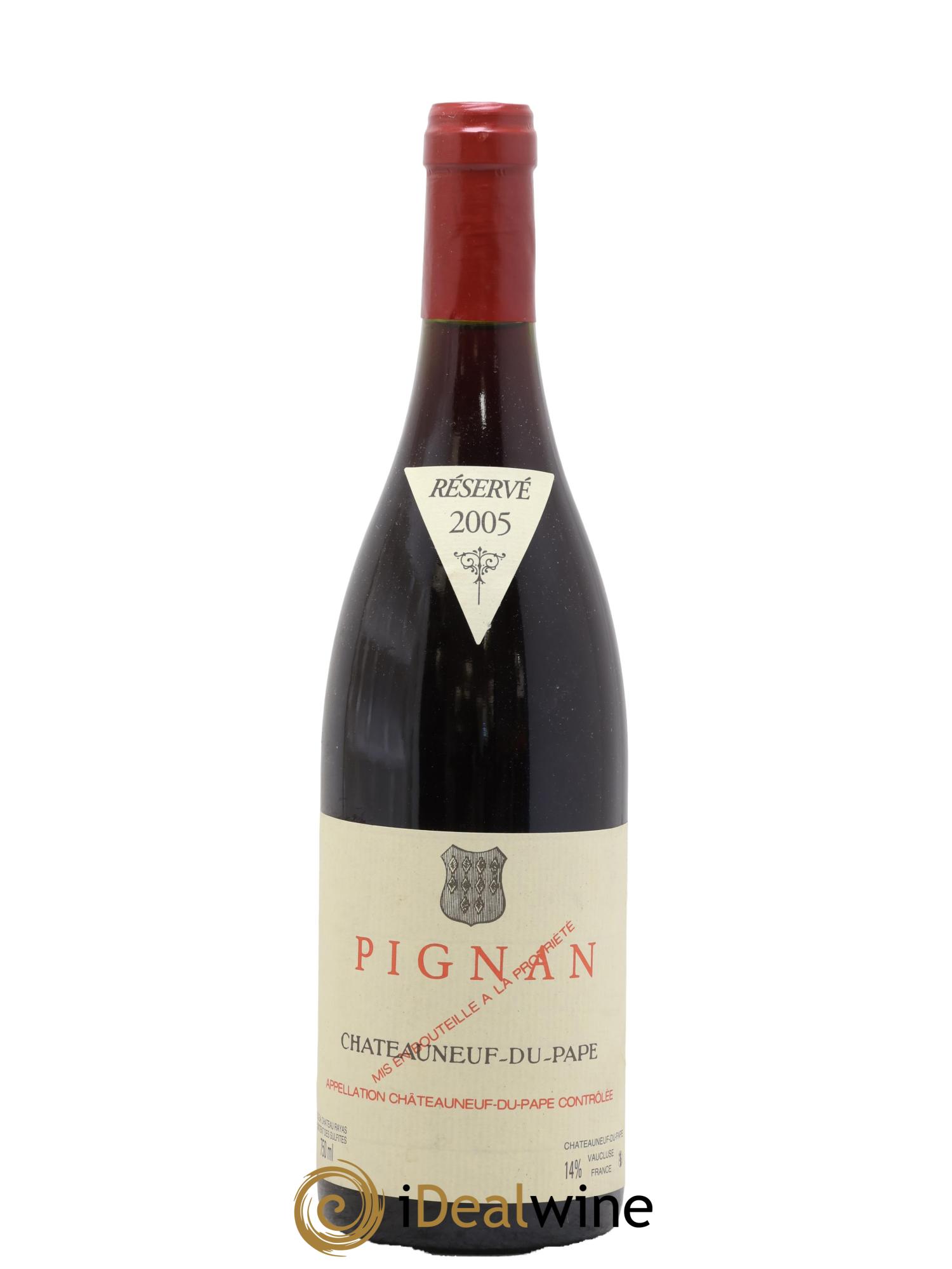 Châteauneuf-du-Pape Pignan Emmanuel Reynaud 2005 - Lot de 1 bouteille - 0