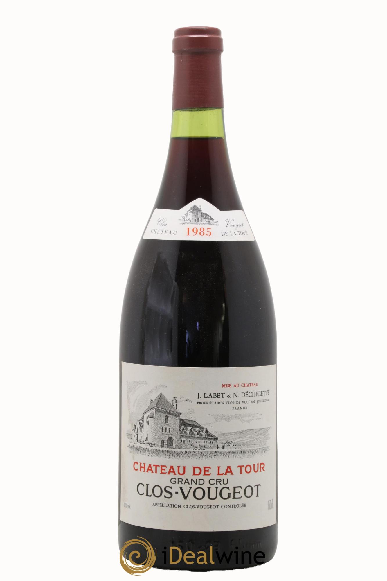 Clos de Vougeot Grand Cru Château de La Tour 1985 - Lot de 1 magnum - 0