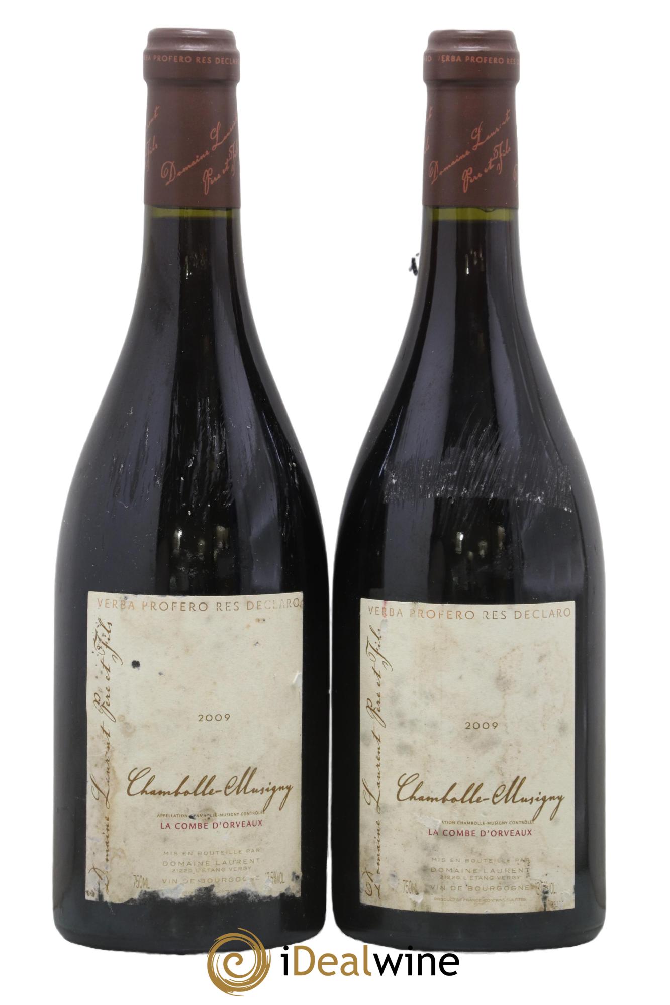Chambolle-Musigny La Combe d'Orveaux Laurent Père et Fils 2009 - Lot de 2 bouteilles - 0