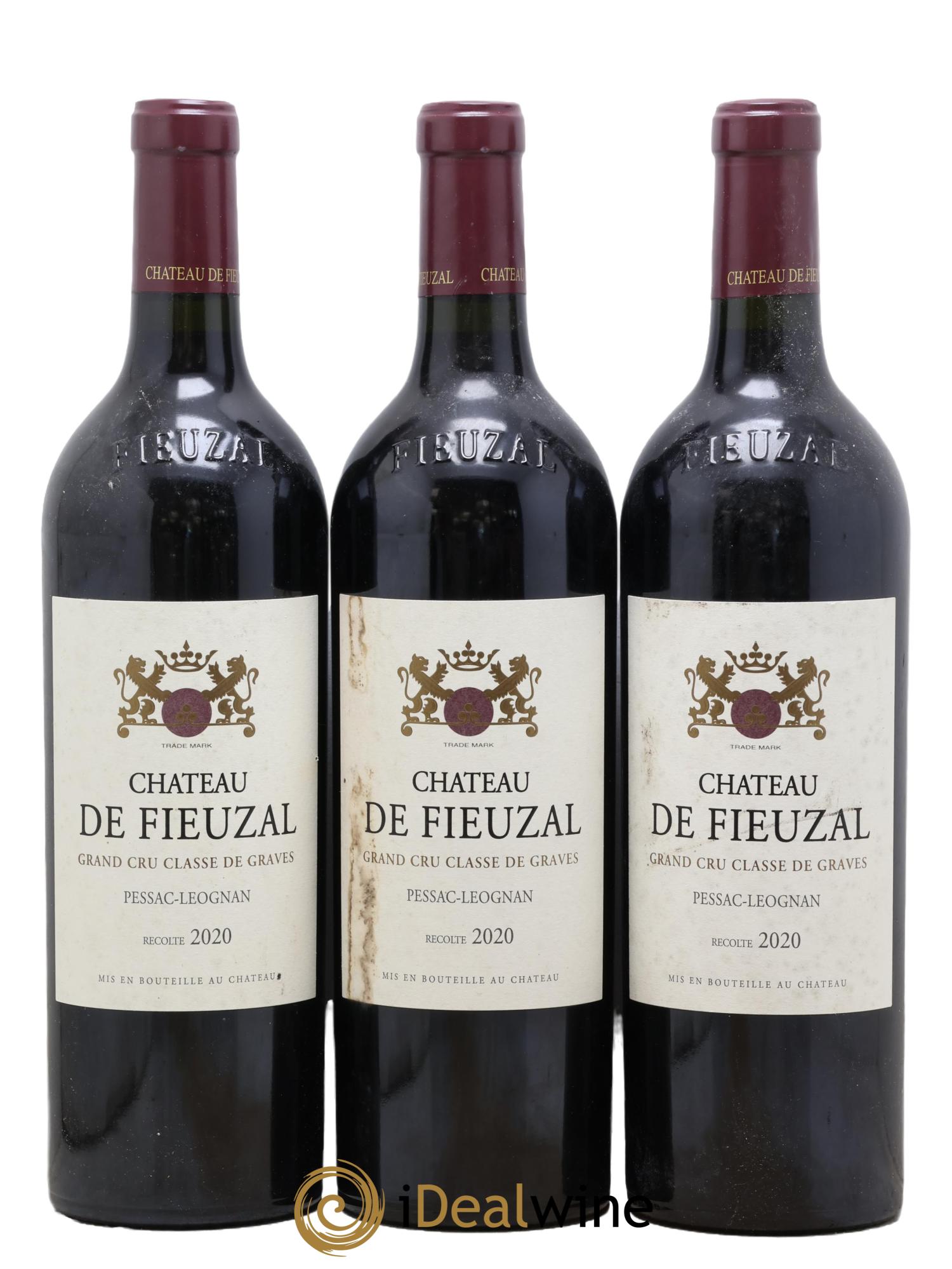 Château de Fieuzal Cru Classé de Graves 2020 - Lot de 3 bouteilles - 0
