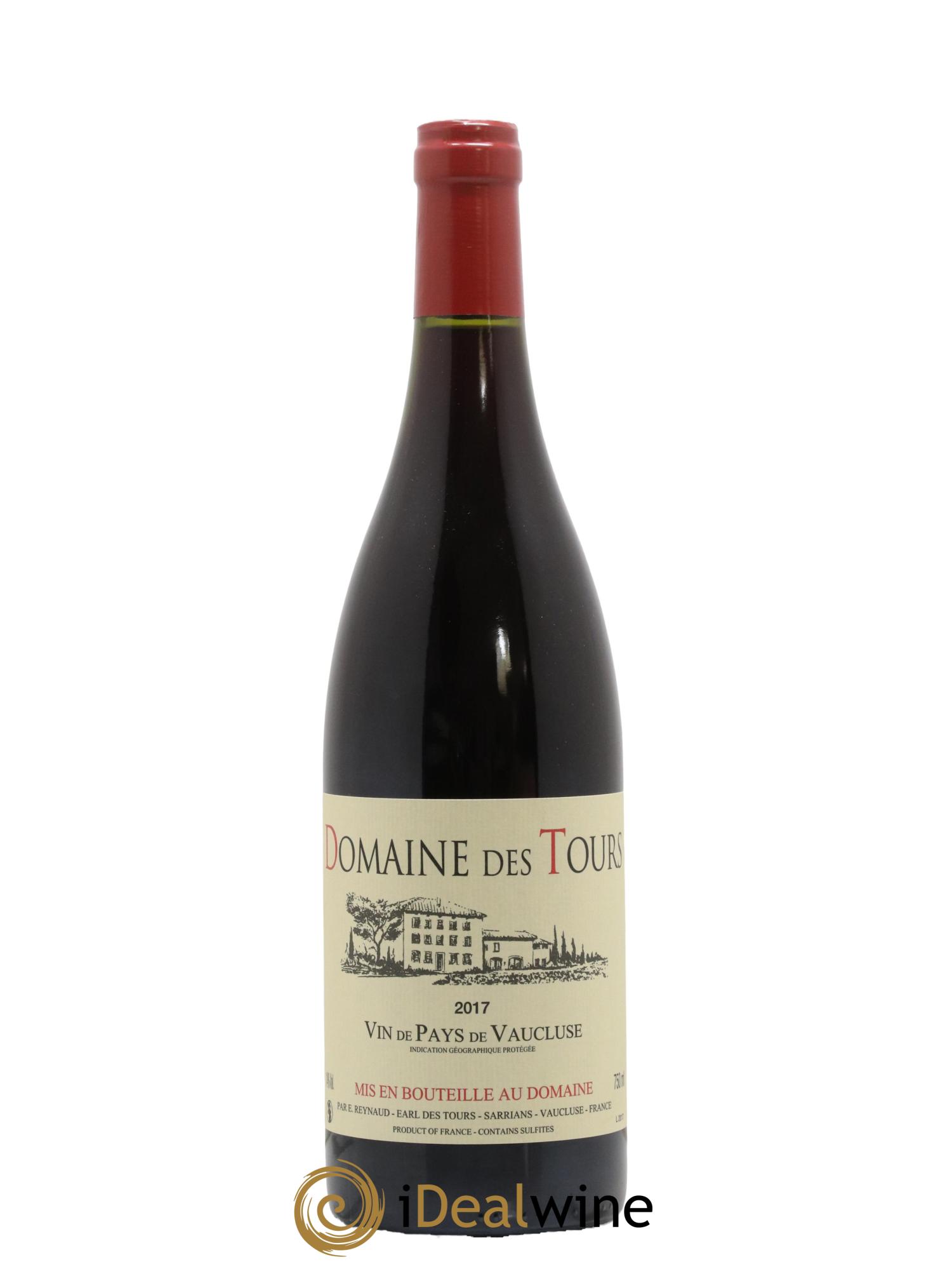 Vaucluse (Vin de Pays de Vaucluse) Domaine des Tours Emmanuel Reynaud 2017 - Lot de 1 bouteille - 0