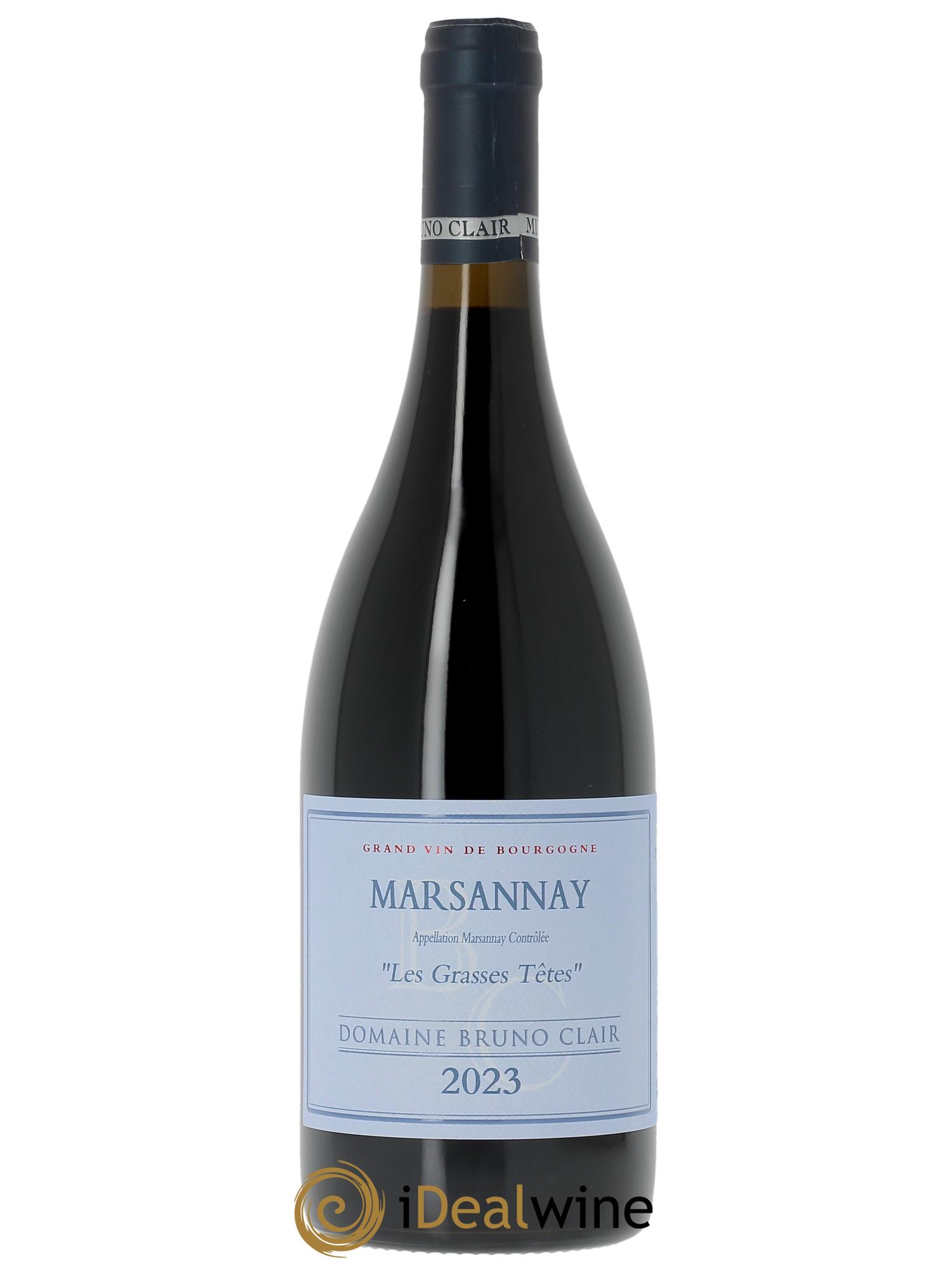 Marsannay Les Grasses Tetes Bruno Clair (Domaine) 2023 - Lot of 1 bottle - 0