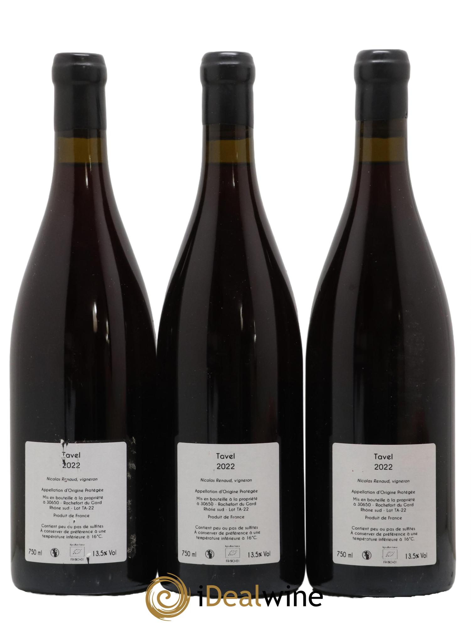 Tavel Clos des Grillons 2022 - Lot de 3 bouteilles - 1