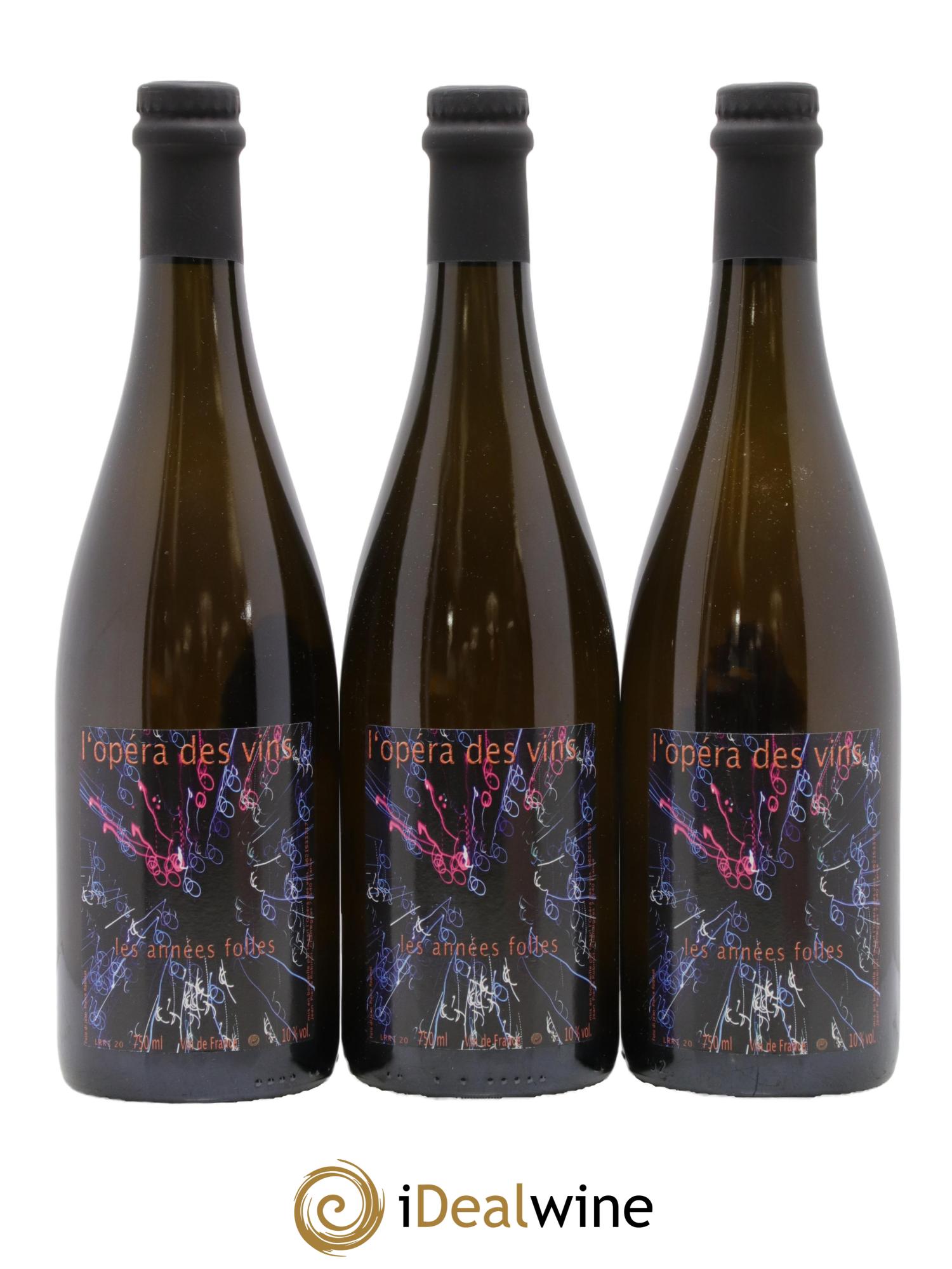 Vin de France Les Années Folles Jean Pierre Robinot 2020 - Lot de 3 bouteilles - 0