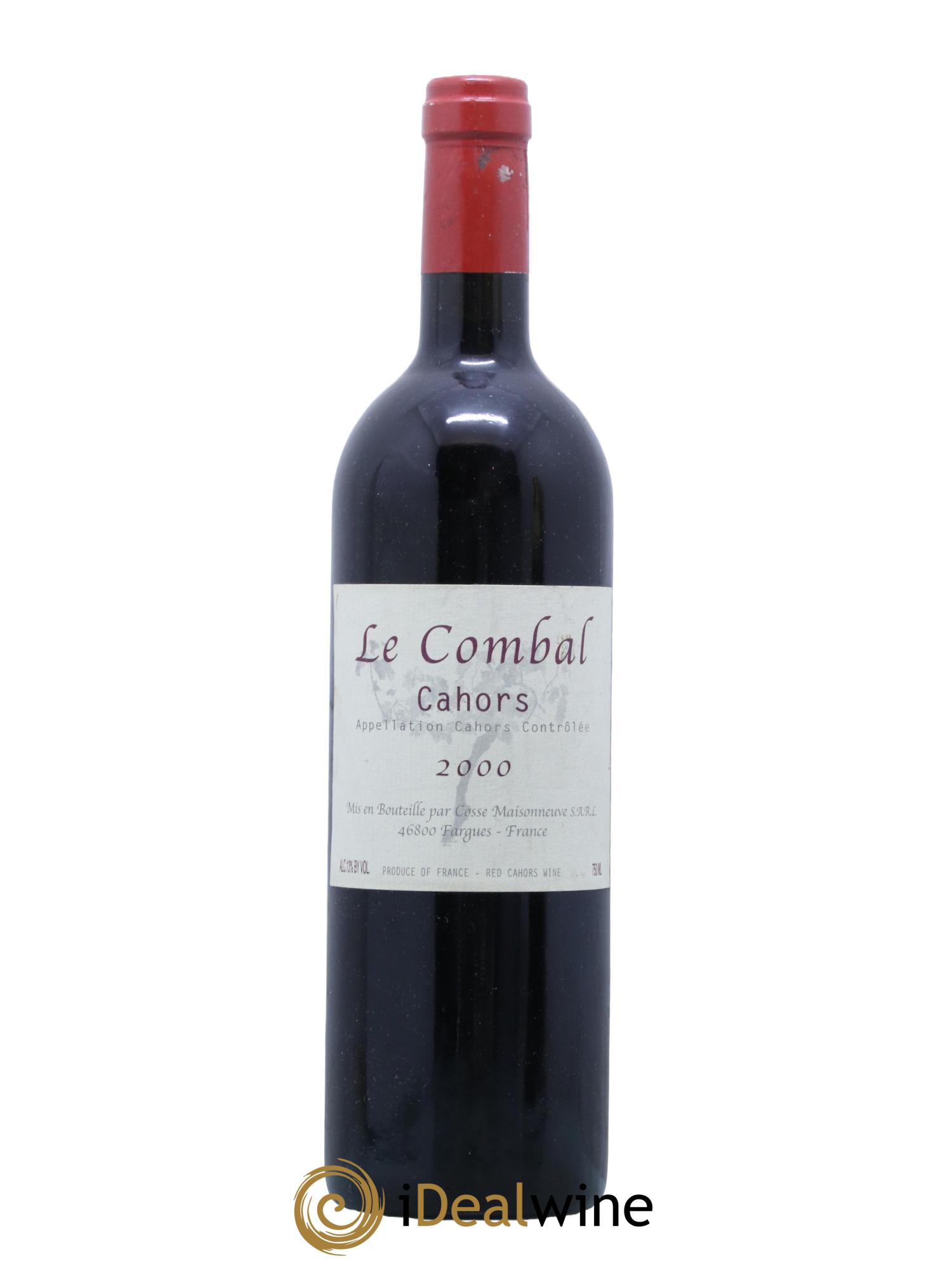 Cahors Le Combal Cosse-Maisonneuve (Domaine) 2000 - Lotto di 1 bottiglia - 0