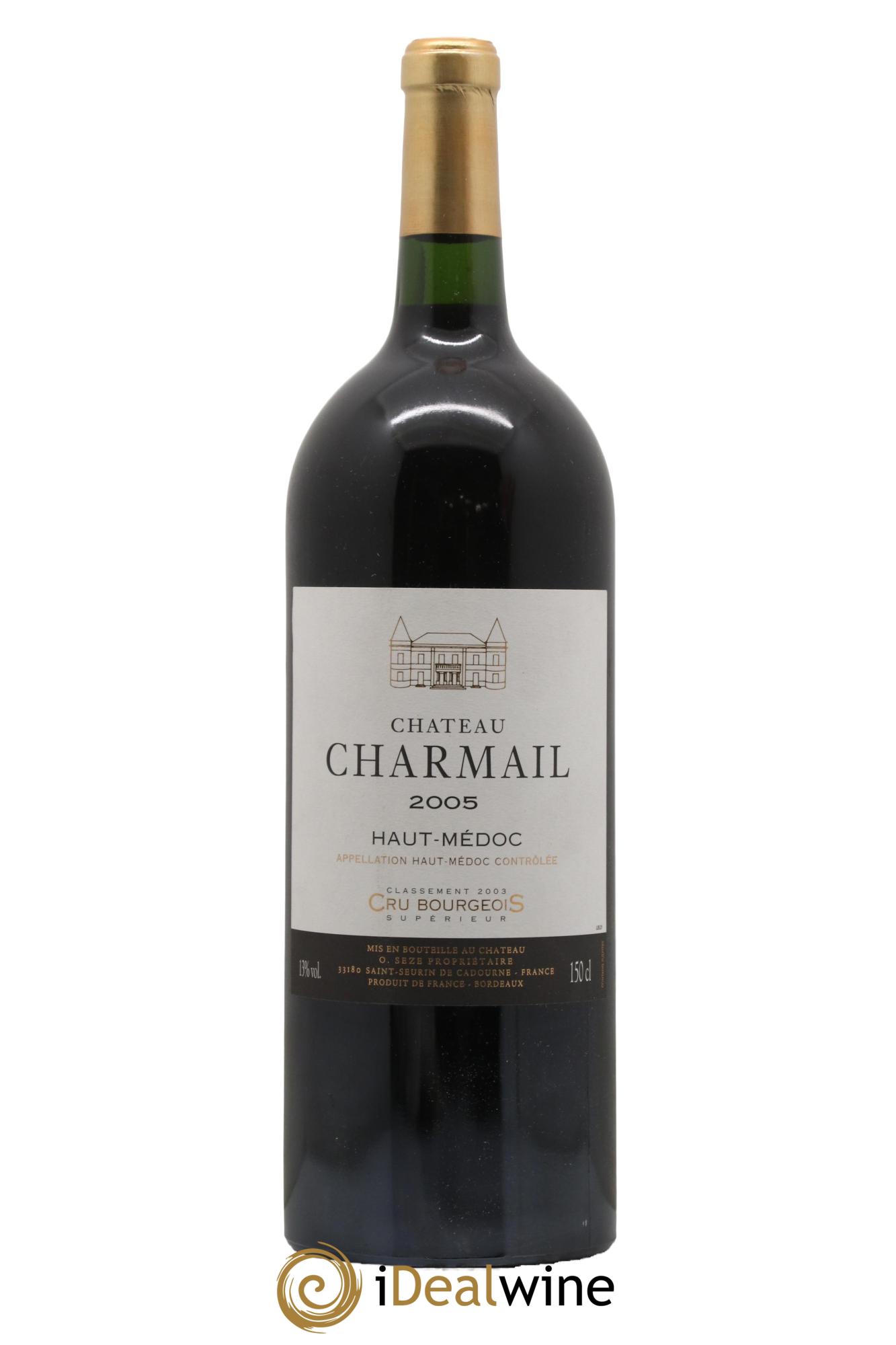 Château Charmail Cru Bourgeois 2005 - Lot de 1 magnum - 0