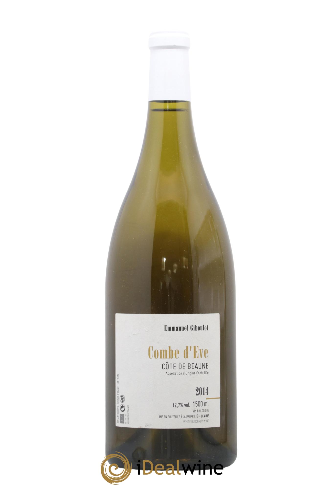 Côte de Beaune Combe d'Eve Emmanuel Giboulot (Domaine) 2014 - Posten von 1 Magnum - 0