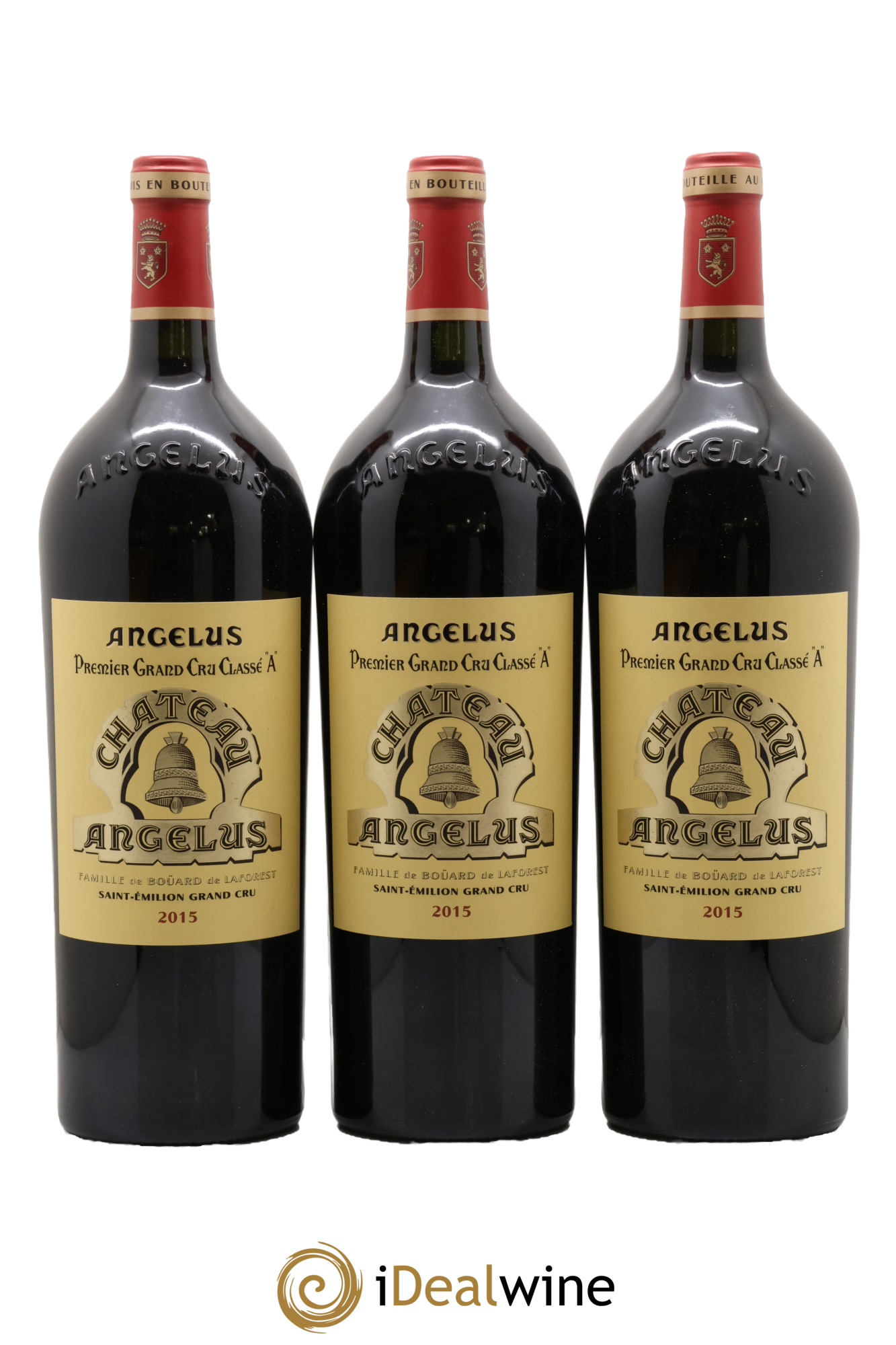 Château Angélus 1er Grand Cru Classé A 2015 - Posten von 3 Magnum - 0