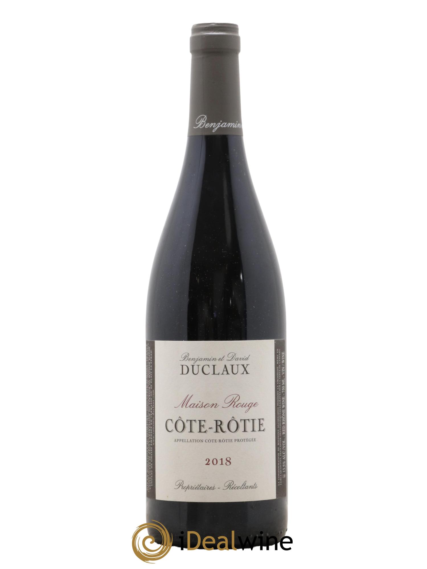 Côte-Rôtie Maison Rouge Domaine Duclaux 2018 - Lot de 1 bouteille - 0