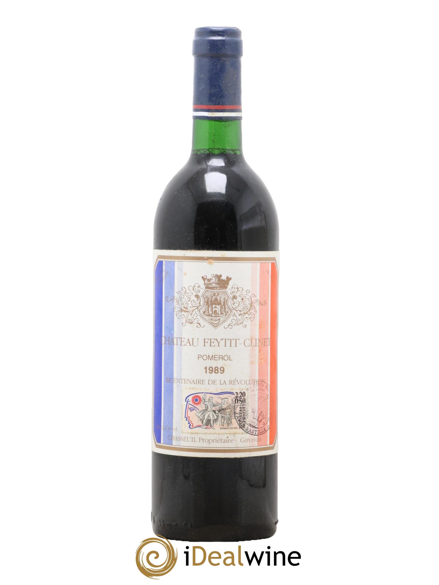 Château Feytit-Clinet 1989 - Lot de 1 bouteille - 0