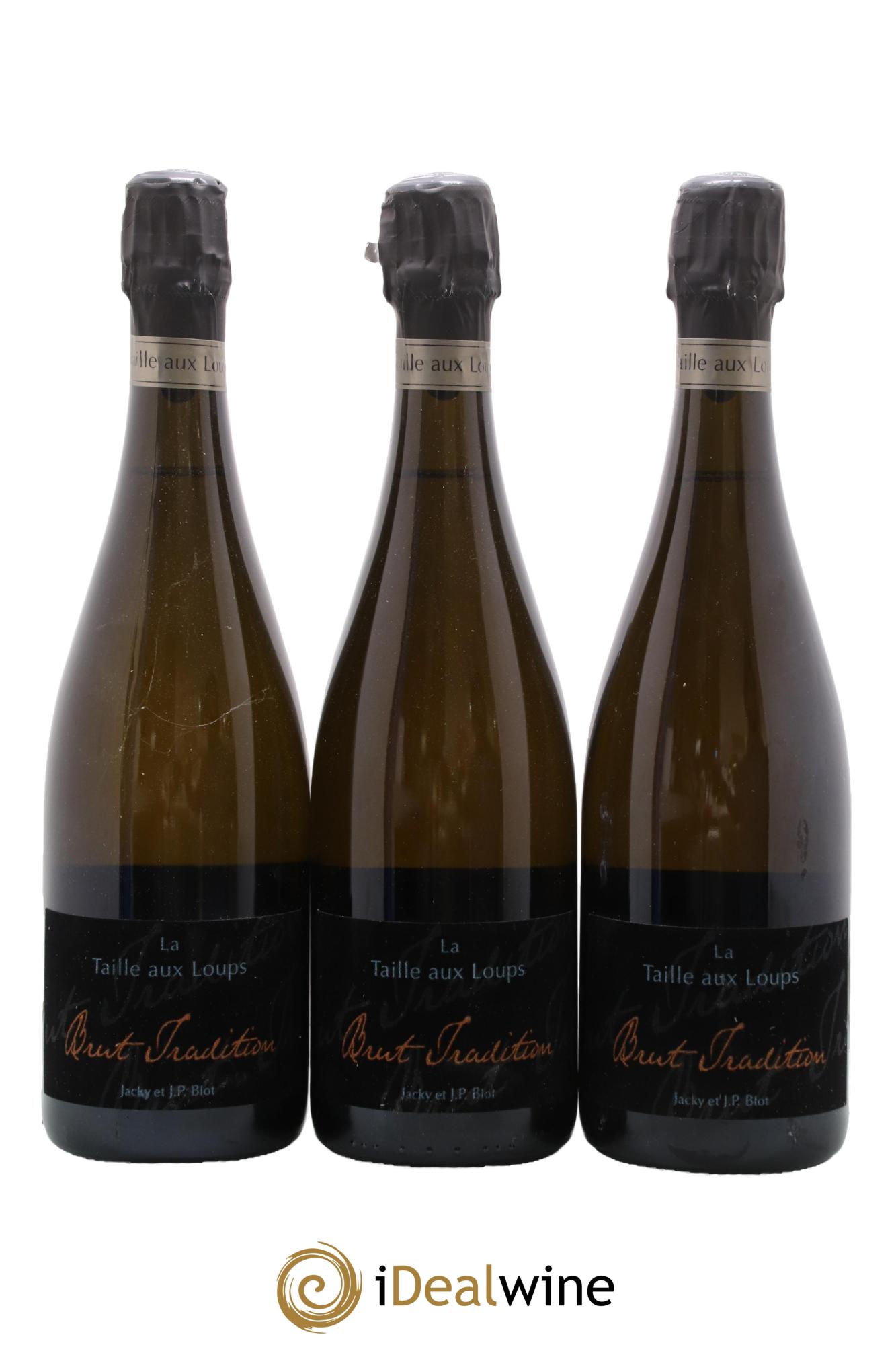 Montlouis-sur-Loire Brut Tradition La Taille aux Loups - Jacky Blot - Lot de 3 bouteilles - 0