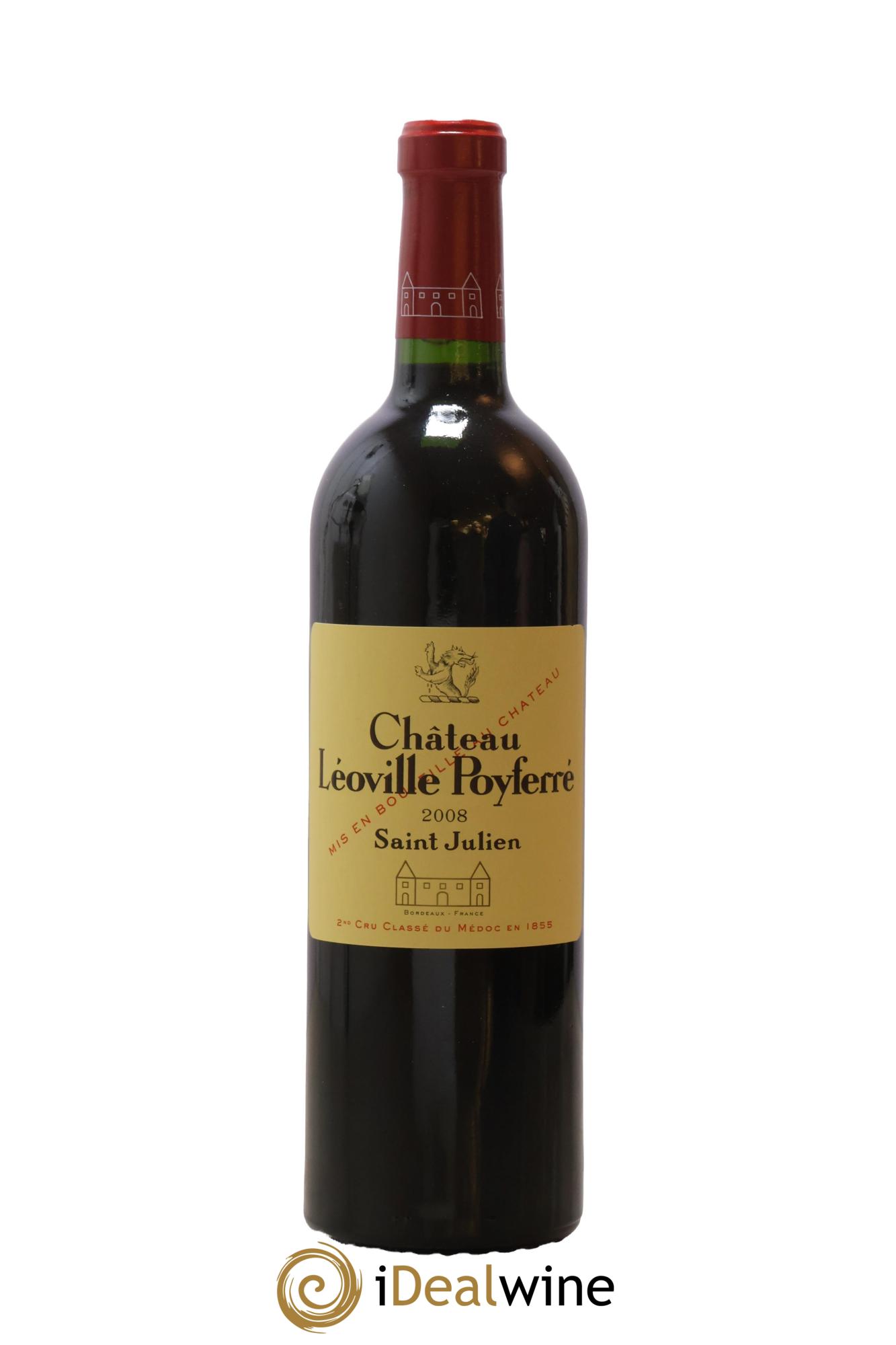 Château Léoville Poyferré 2ème Grand Cru Classé 2008 - Lotto di 1 bottiglia - 0