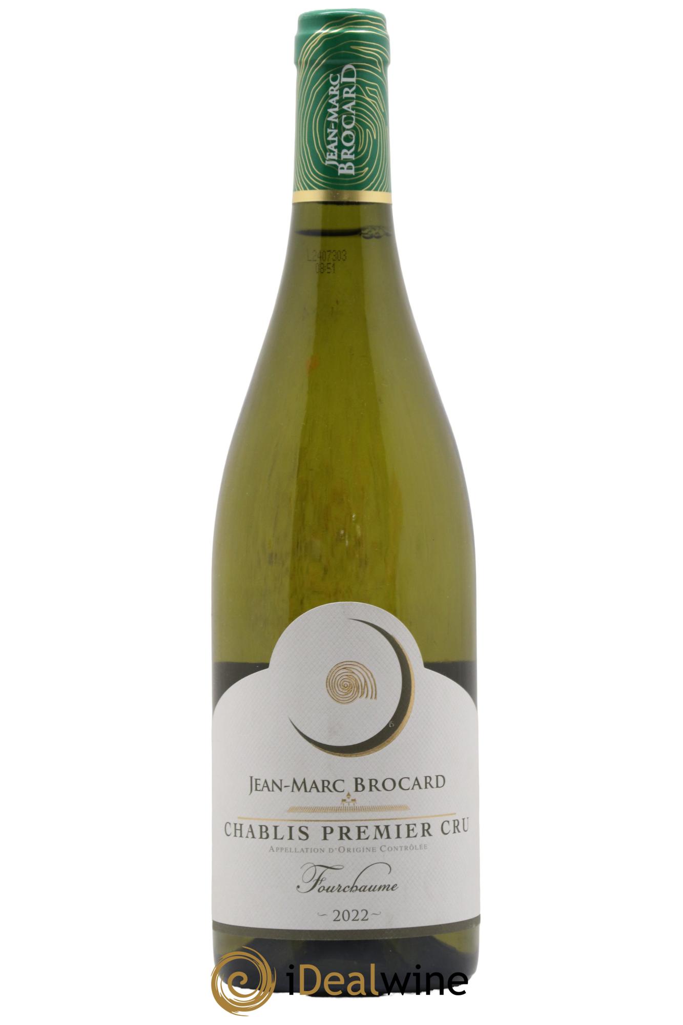 Chablis 1er Cru Fourchaume Jean-Marc Brocard (Domaine) 2022 - Lot de 1 bouteille - 0