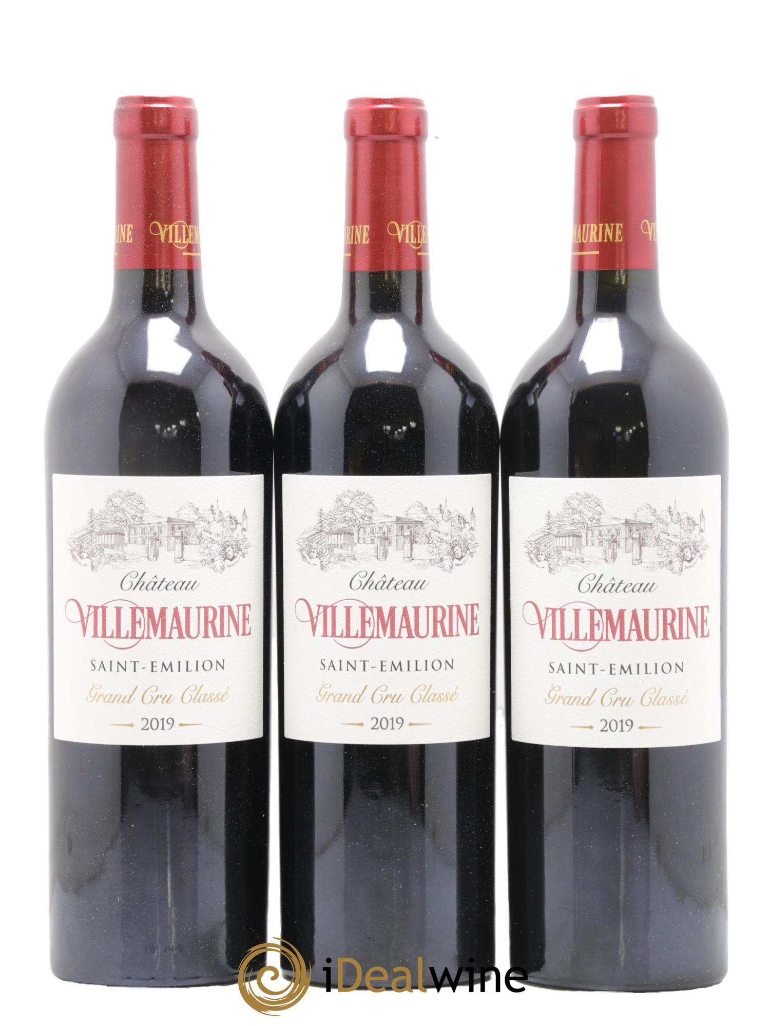 Château Villemaurine Grand Cru Classé 2019 - Lot de 6 bouteilles - 1