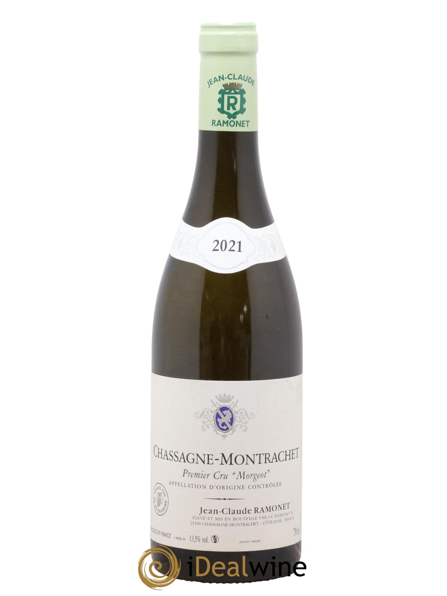 Chassagne-Montrachet 1er Cru Morgeot Ramonet (Domaine) 2021 - Lotto di 1 bottiglia - 0