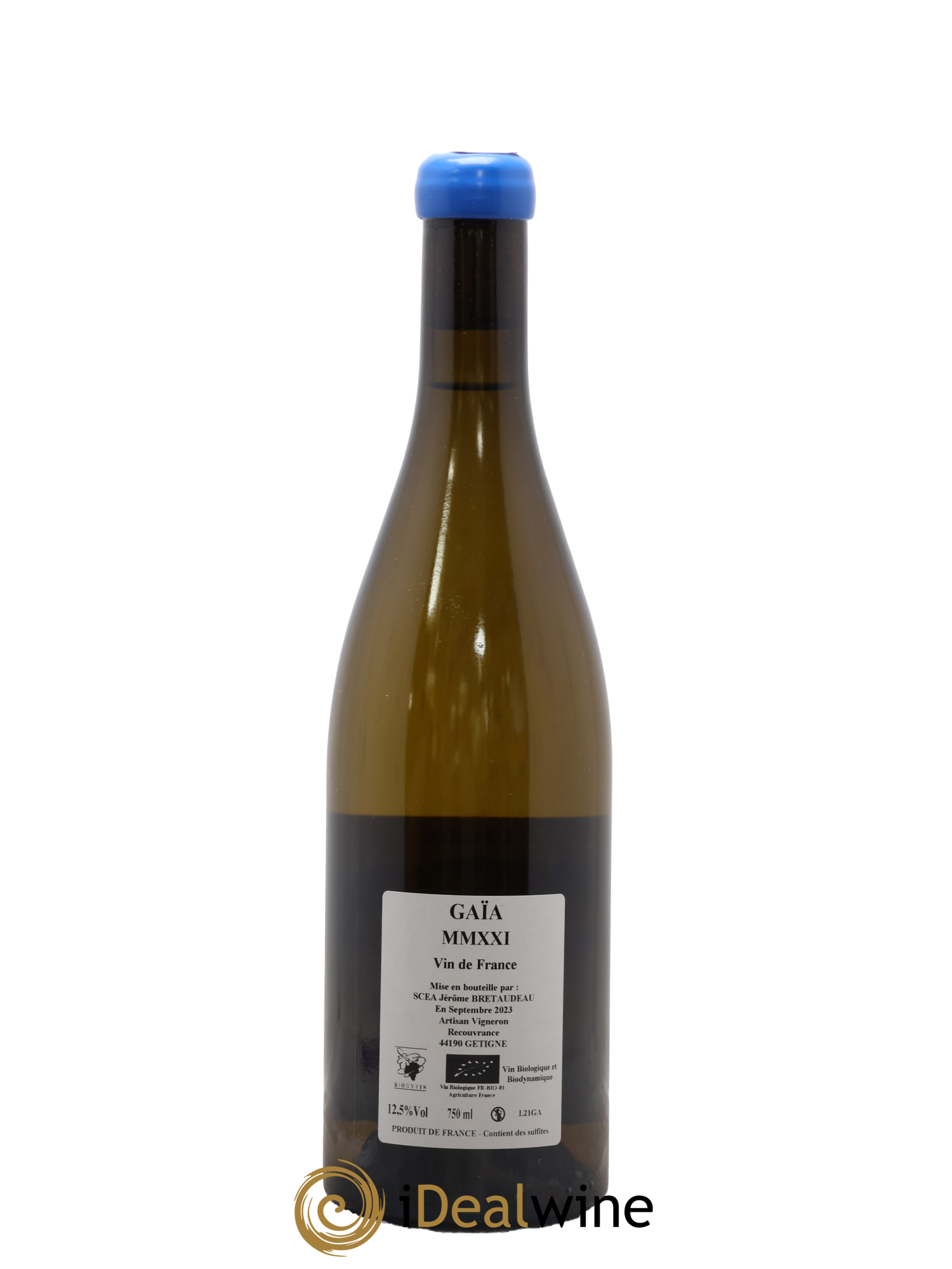 Muscadet-Sèvre-et-Maine Gaia Jérôme Bretaudeau - Domaine de Bellevue 2021 - Lotto di 1 bottiglia - 1