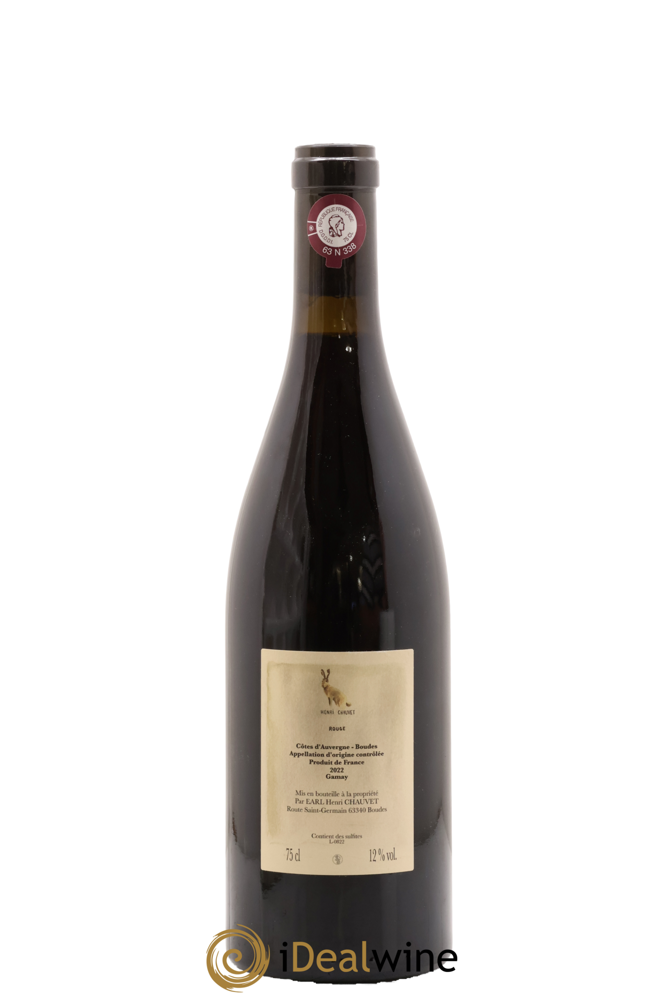 Côtes d'Auvergne Boudes Rouge Henri Chauvet 2022 - Lotto di 1 bottiglia - 1